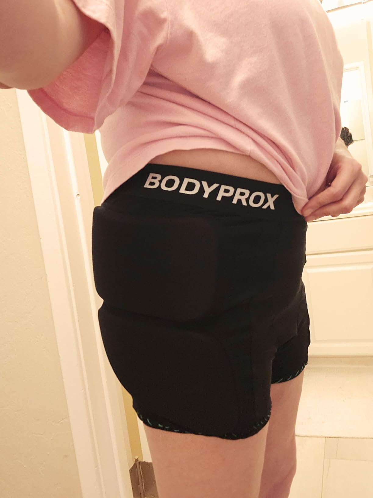 Bodyprox Protective Padded Shorts for Snowboard,Skate and Ski,3D Protection for Hip,Butt and Tailbone customer photo 1