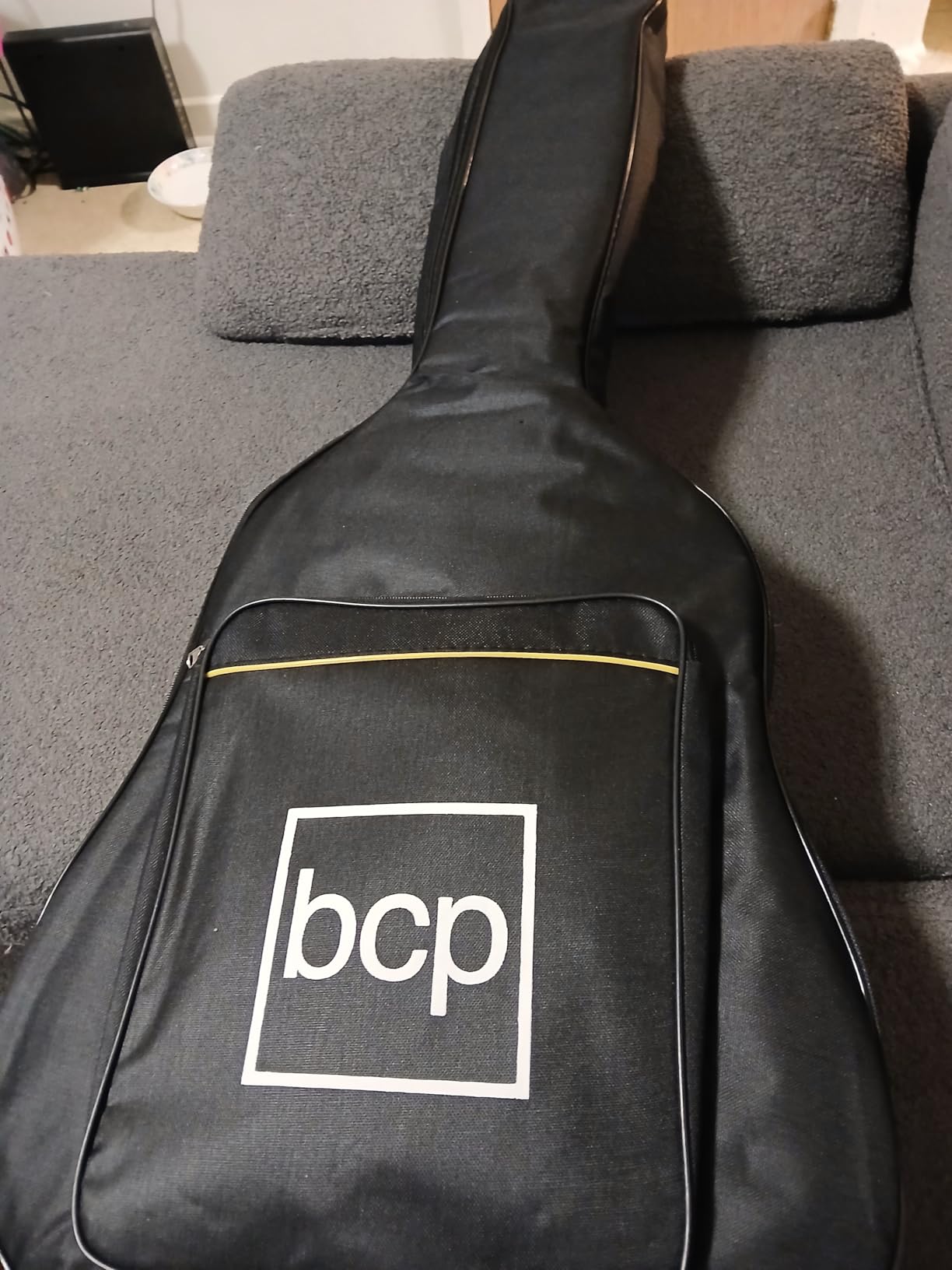 Best Choice Products 41in Beginner Acoustic Guitar Full Size All Wood Cutaway Guitar Starter Set w/Case, Strap, Capo, Strings, Picks - Black customer photo 2
