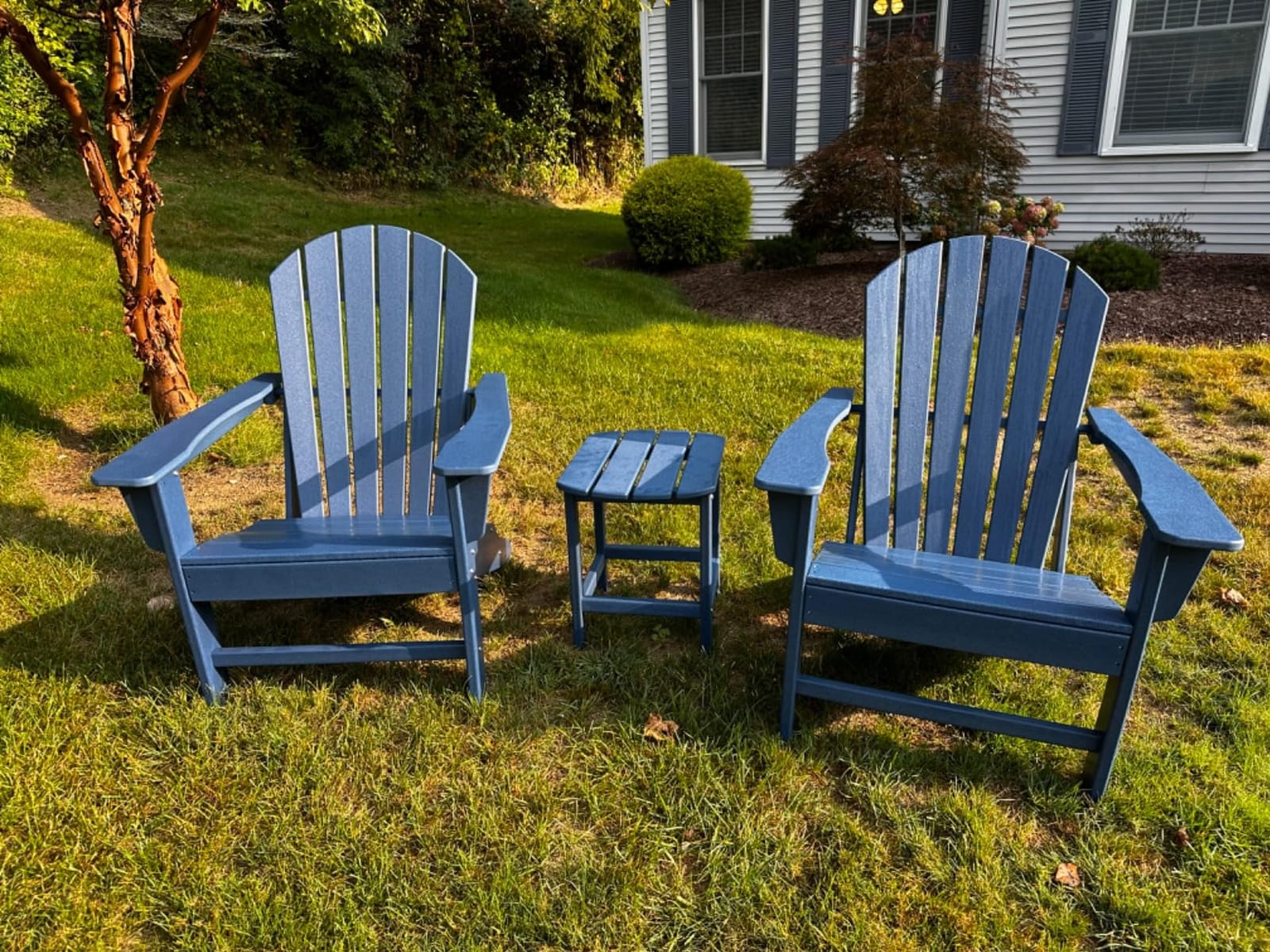 Signature Design by Ashley Sundown Treasure Outdoor Adirondack Chair, White customer photo 1