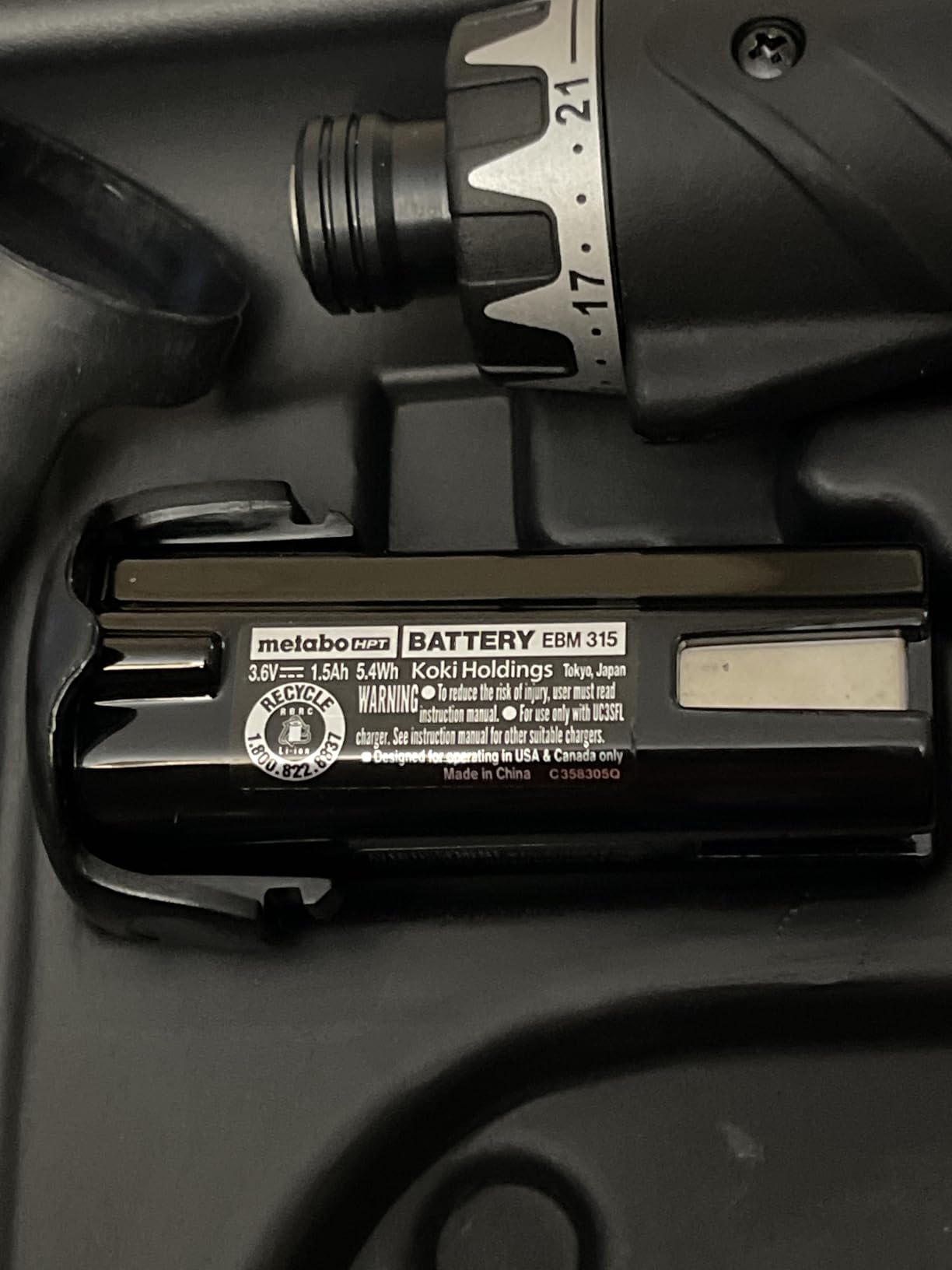Metabo HPT 3.6V Lithium Ion Cordless Screwdriver Kit, Compact and Lightweight Power Screwdriver with 2 x 1.5Ah Batteries and Quick Charger, 21 + 1 Clutch Settings and Built-In LED Light, DB3DL2 customer photo 1