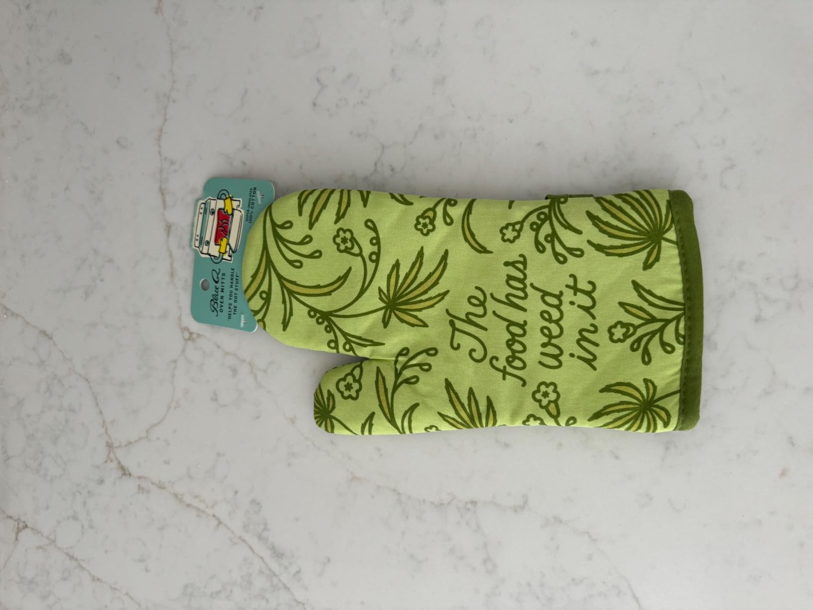 Blue Q Oven Mitts - Cute Kitchen Accessories & Kitchen Gifts - The Secret | Cute Oven Mitts with unique artwork, Super-Insulatted Quilting, Easy care maintenance, Kitchen gifts for women and home cooks customer photo 1