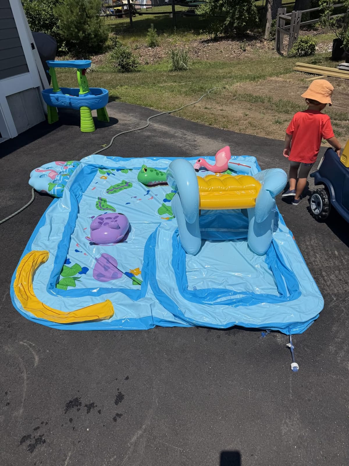 INTEX Jungle Adventure Inflatable Water Slide Park & Kiddie Swimming Pool customer photo 2