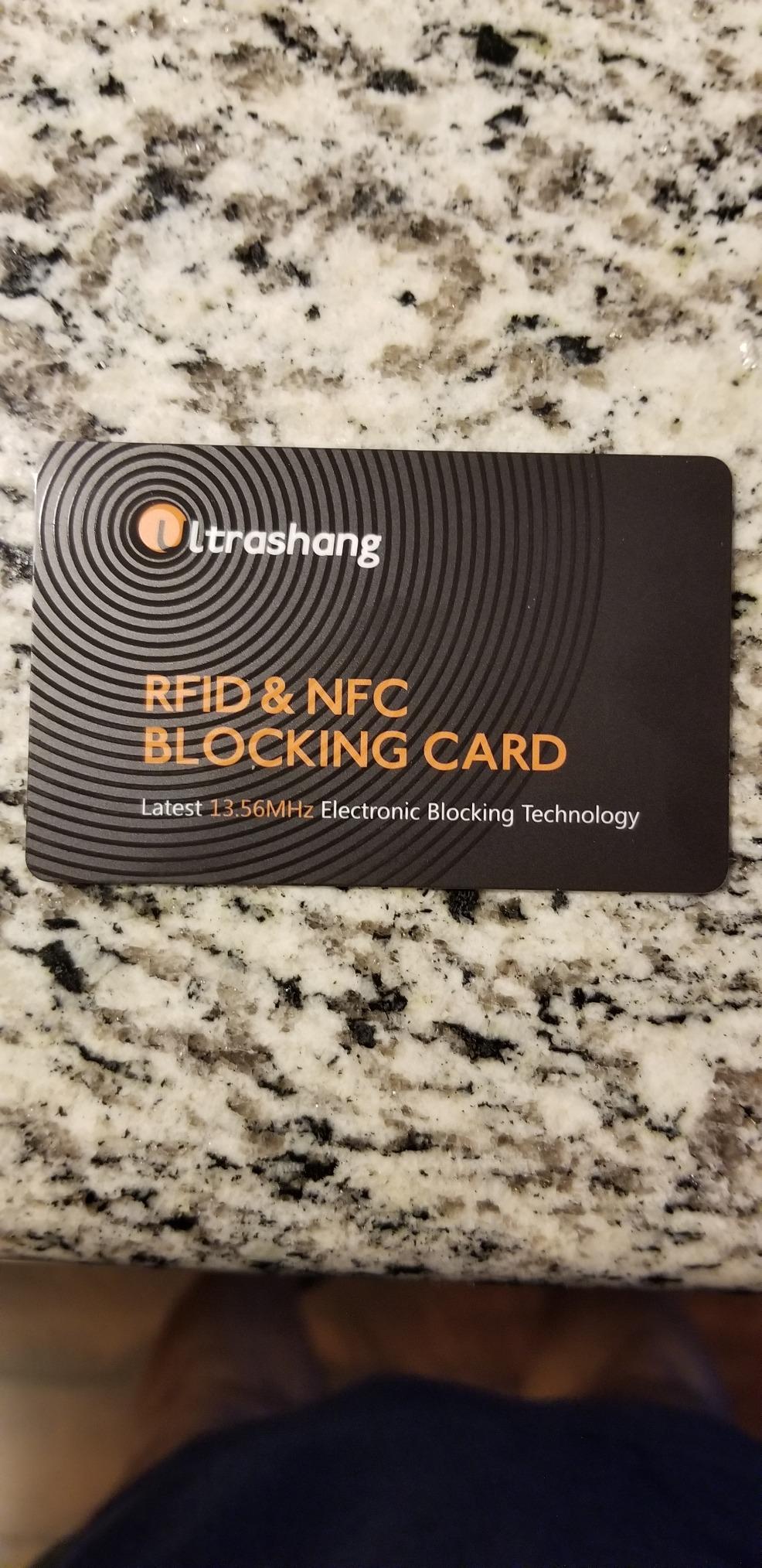 Safe RFID Blocking Card: 24/7 Credit Card Protection for Travel in Crowds customer photo 2