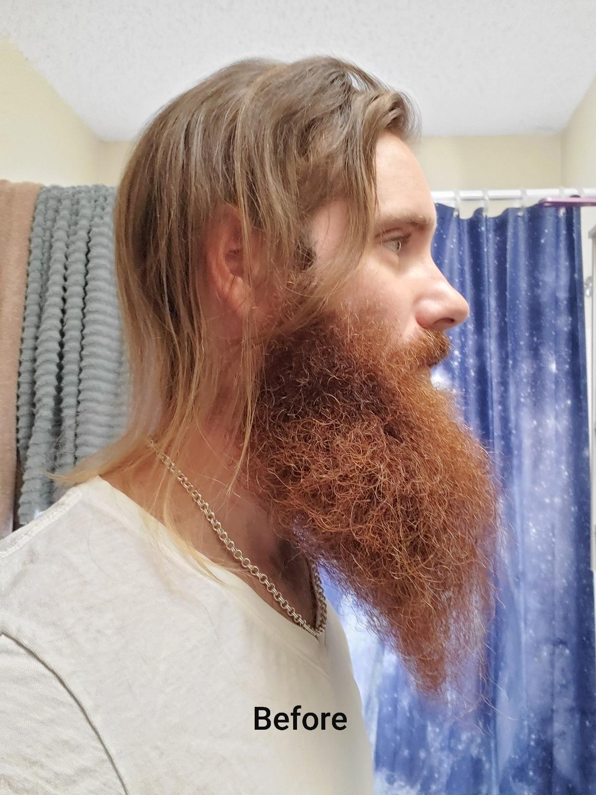Tame The Wild Pro Beard Straightener for Men - Heated Brush - 1-Piece customer photo 2