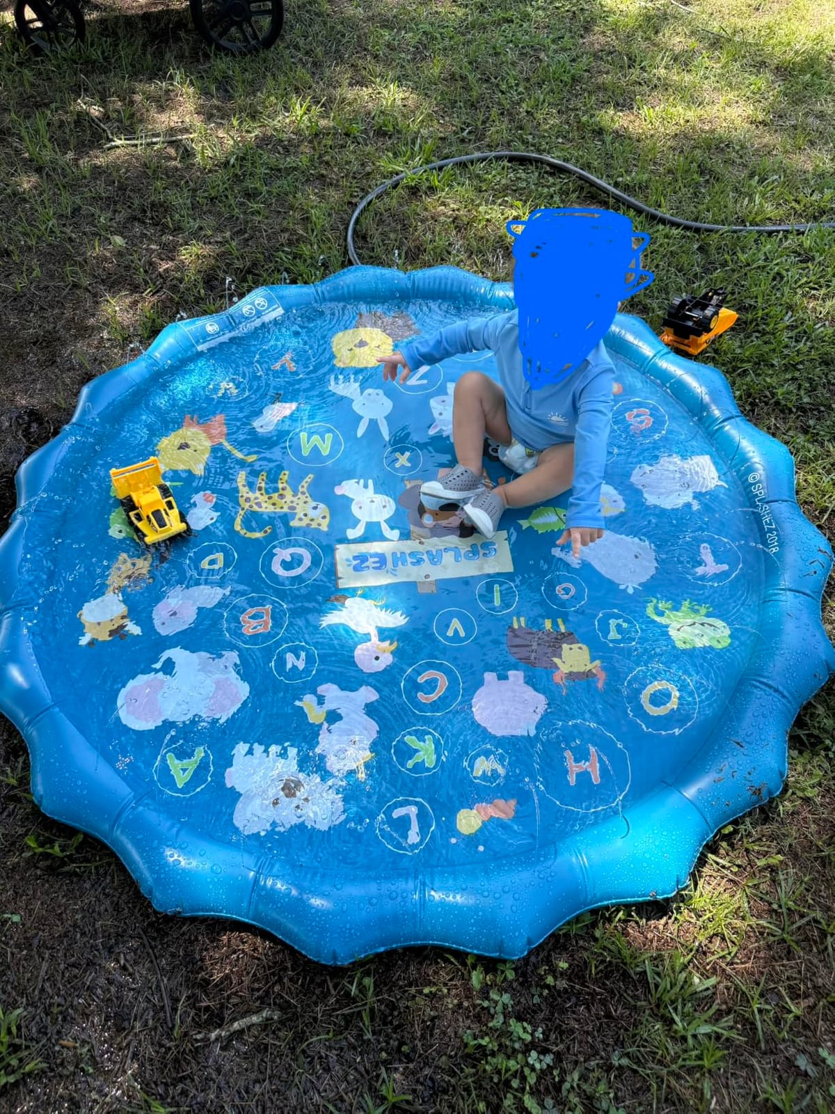SplashEZ 3-in-1 Splash Pad, Sprinkler for Kids & Baby Pool for Learning customer photo 1
