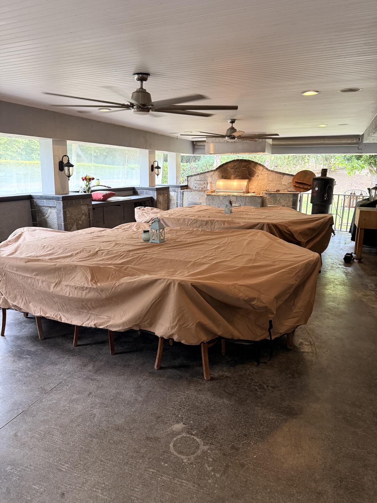 ULTCOVER Waterproof Patio Furniture Cover 111L x 74W in customer photo 2