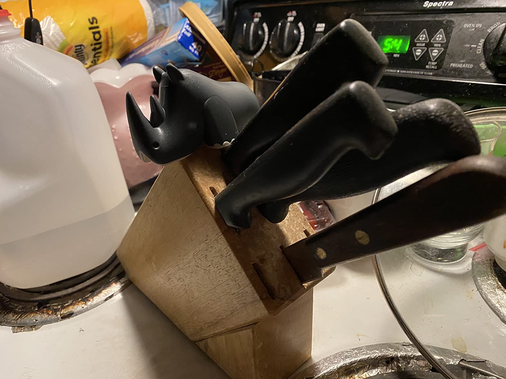 OTOTO Blade Knife Sharpener - Keep Knife Sharper with the Best Knife Sharpener - Fun Kitchen Gadgets BPA-free & Dishwasher-Safe Kitchen Knife Sharpener - Compact customer photo 2