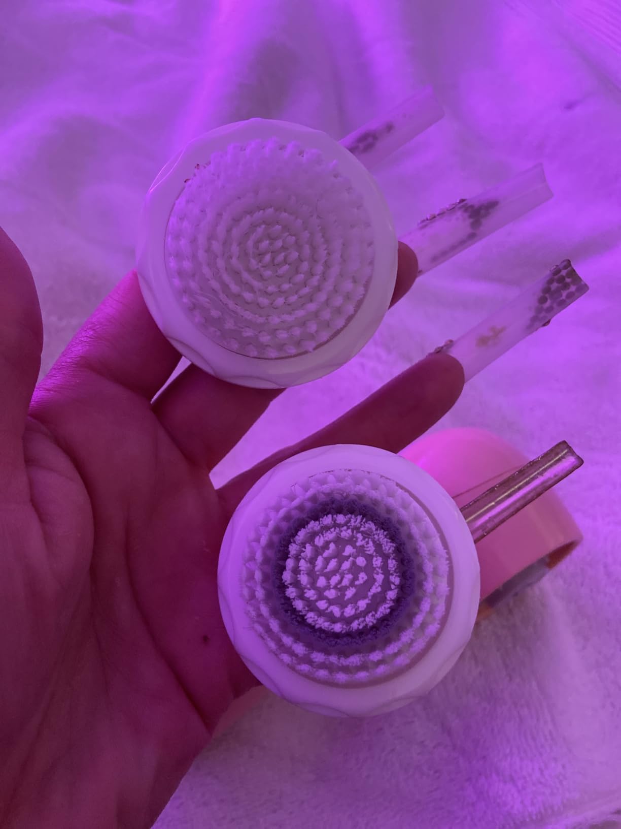 Spa Sciences NOVA - Sonic Cleansing Face Brush & Infusion System - Pink customer photo 1
