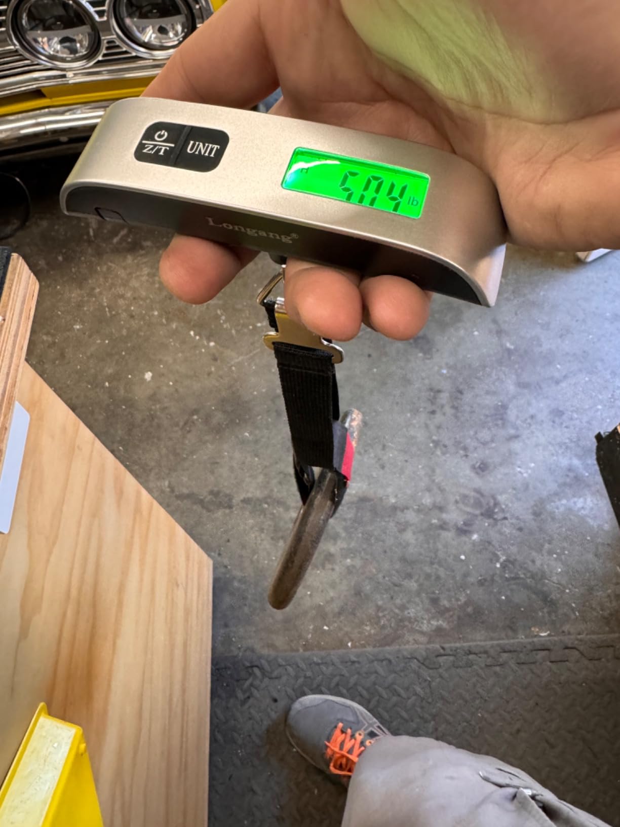 Digital Hanging Luggage Scale with Backlit for Travel, Portable Handheld Suitcase Weight Scale with Hook, 110 Pounds, Battery Included customer photo 2