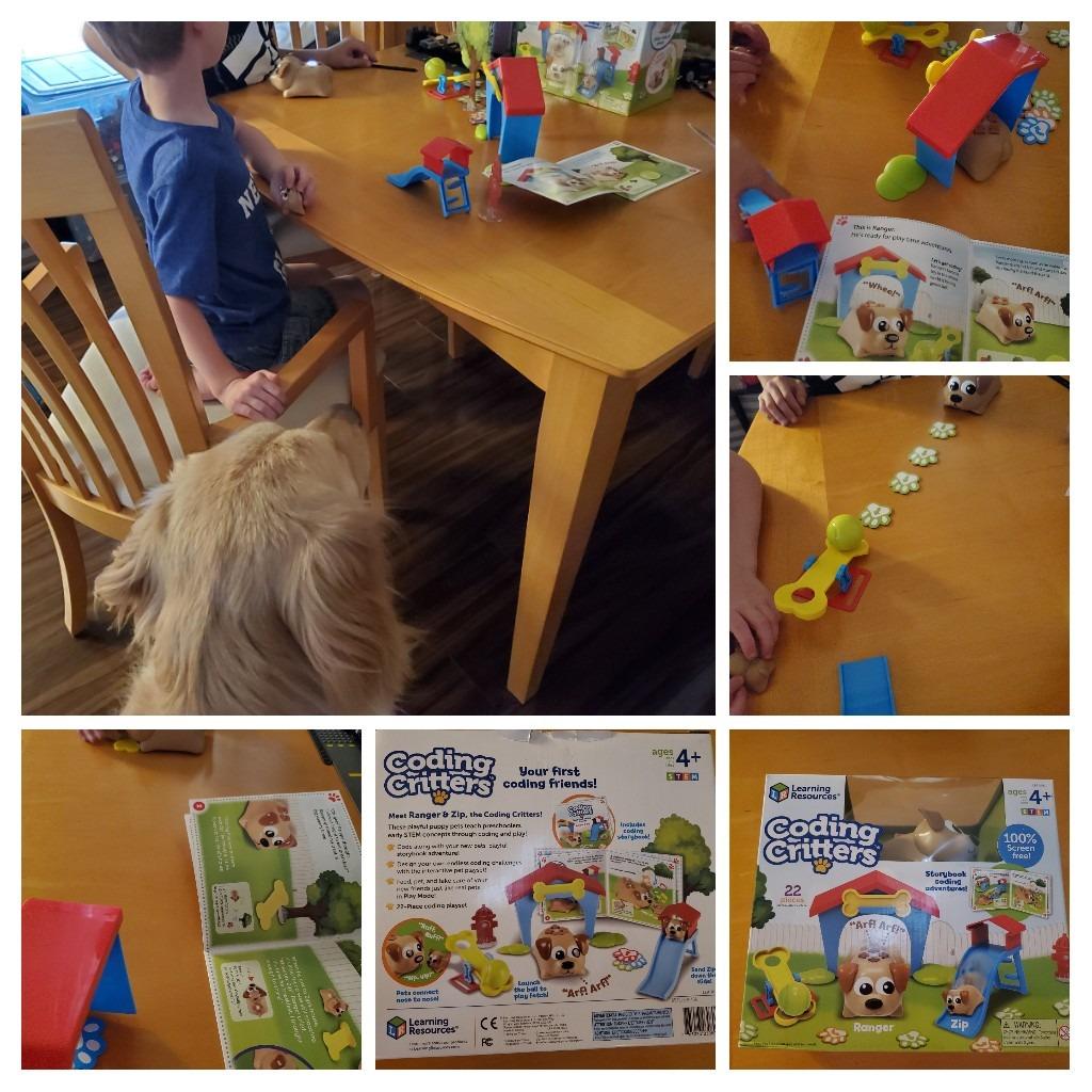 Learning Resources Coding Critters Ranger & Zip,22 Piece Set, Ages 4+, Screen-Free Early Coding Toy for Kids, Interactive STEM Coding Pet, Gifts for Boys and Girls customer photo 1