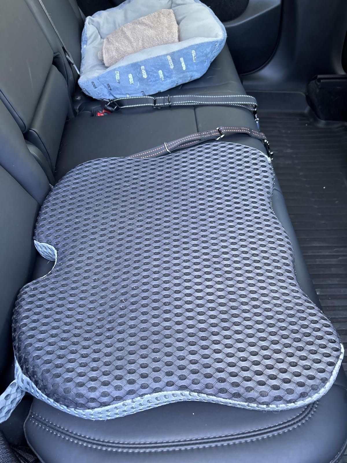 Wedge Car Seat Cushion for Better Visibility & Sciatica Pain Relief customer photo 2