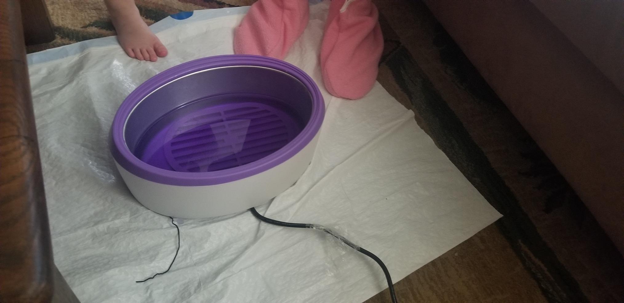 Ejiubas Paraffin Wax Machine for Hand and Feet, Fast Heating, High capacity customer photo 2