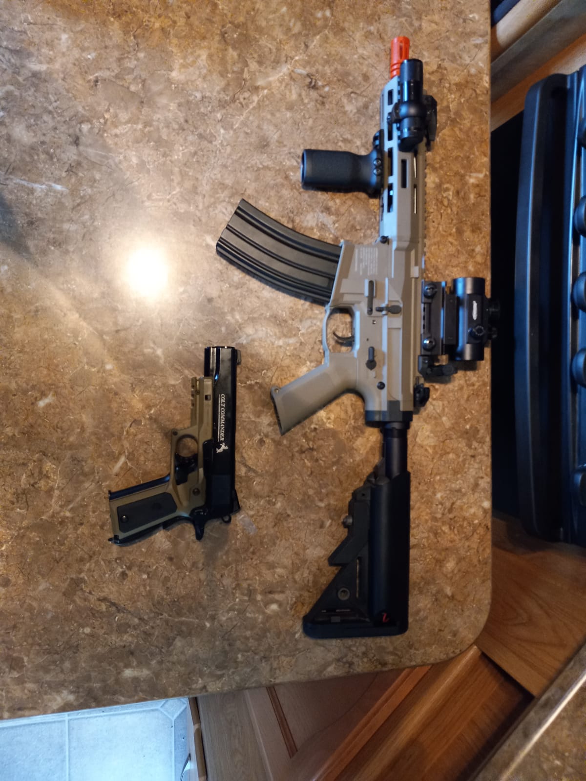 Game Face Ripcord M4 Electric Airsoft Rifle - 425 FPS - Brown customer photo 1
