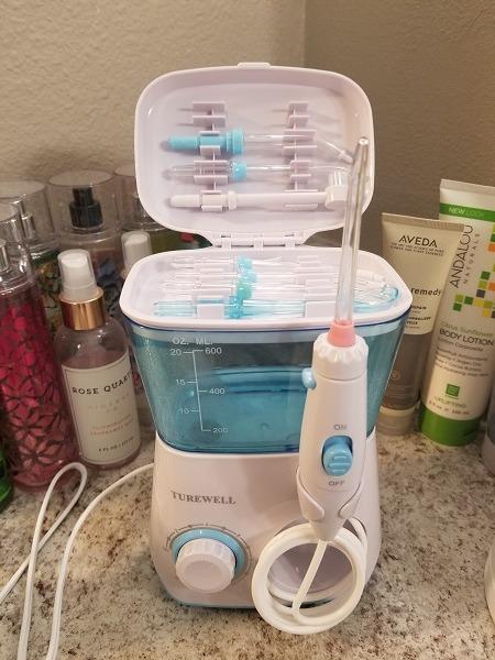 TUREWELL Water Dental Flossing Oral Irrigator for Teeth/Braces customer photo 1