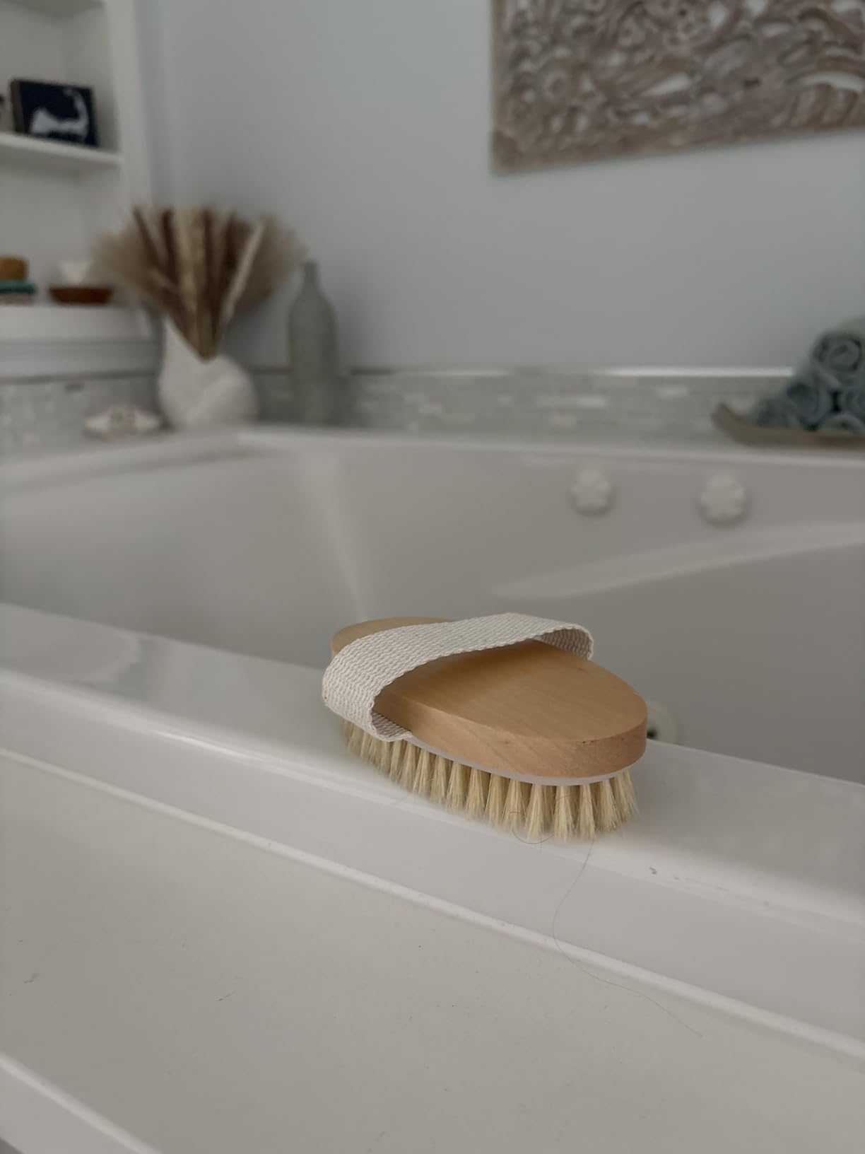POPCHOSE Dry Brush for Lymphatic Drainage, Dry Brushing Body Brush customer photo 1