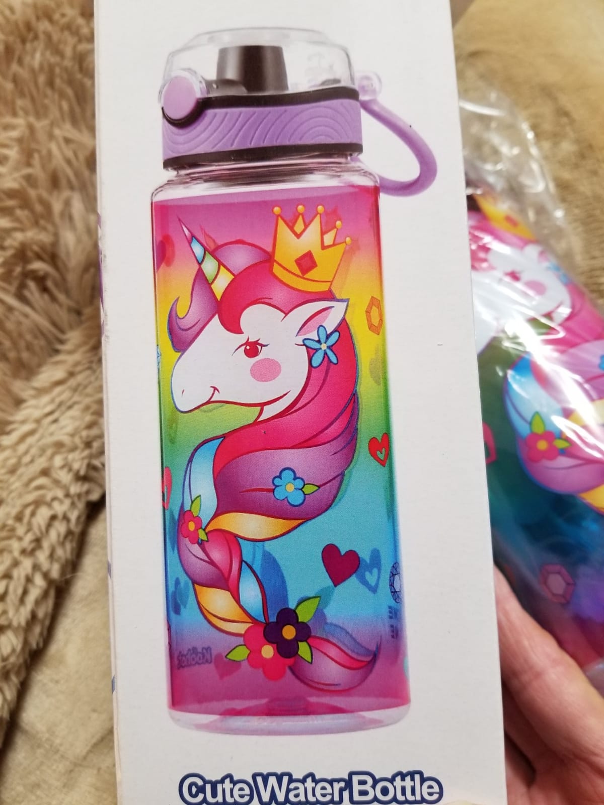 23oz Cute Water Bottle for School Kids Girls Boys, Mermaid customer photo 2