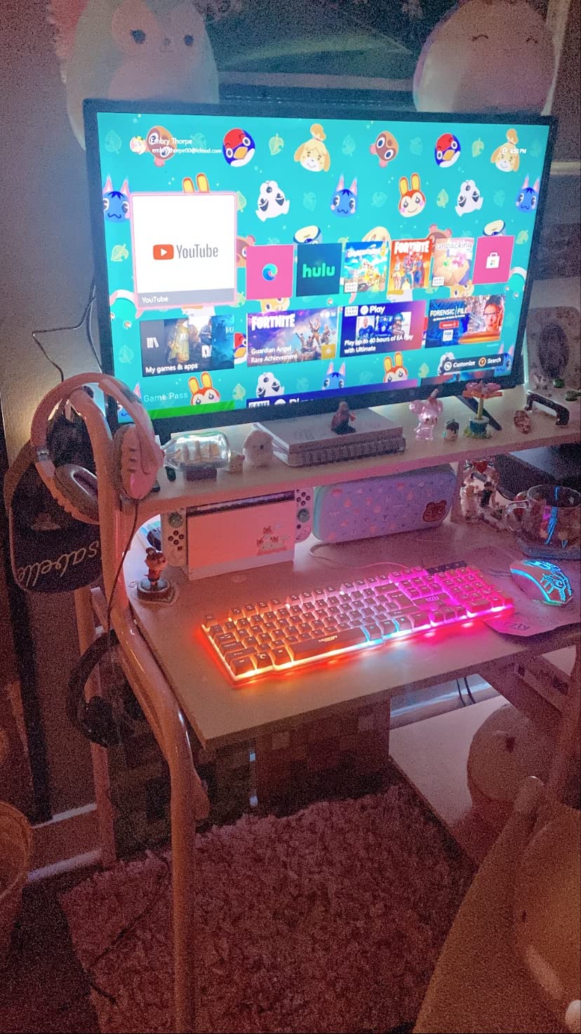 Gaming Keyboard and Mouse and Mouse pad and Gaming Headset, Wired LED RGB Backlight Bundle for PC Gamers and Xbox and PS4 Users - 4 in 1 Edition Hornet RX-250 customer photo 2