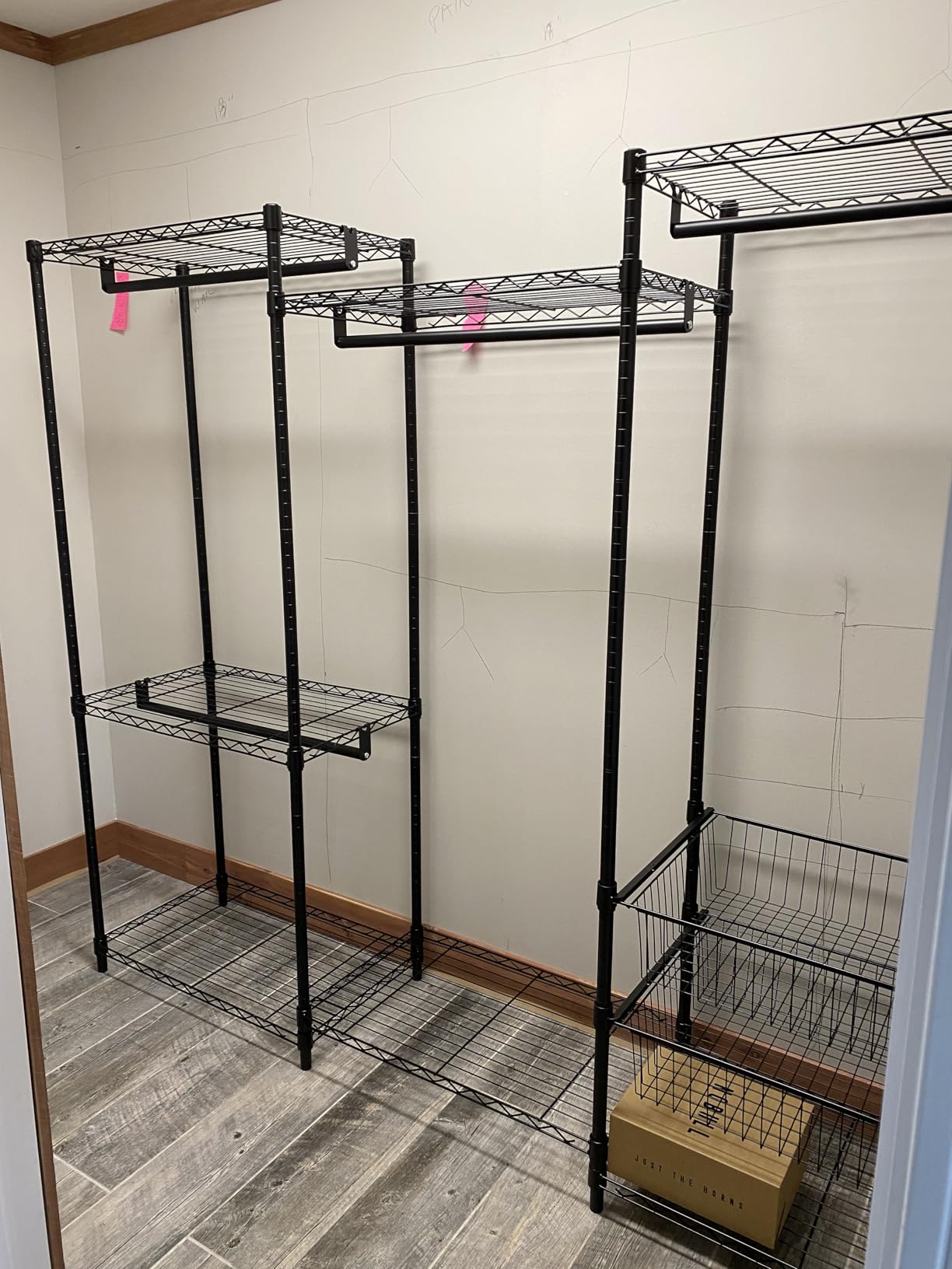 VIPEK Classic V6 Wire Garment Rack, Dynamic Closet System Adjustable | Black Heavy Duty Metal Freestanding Clothing Rack 850lbs Capacity, 6FT Wide Closet Organizer System for Bedroom customer photo 1