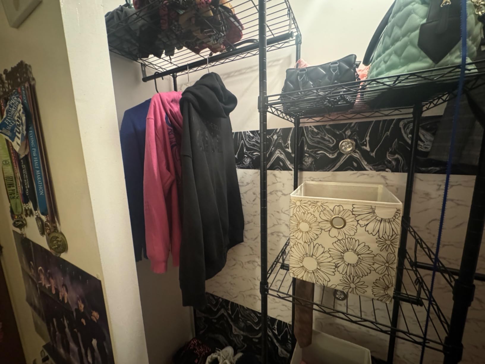 VIPEK Classic V6 Wire Garment Rack, Dynamic Closet System Adjustable | Black Heavy Duty Metal Freestanding Clothing Rack 850lbs Capacity, 6FT Wide Closet Organizer System for Bedroom customer photo 2