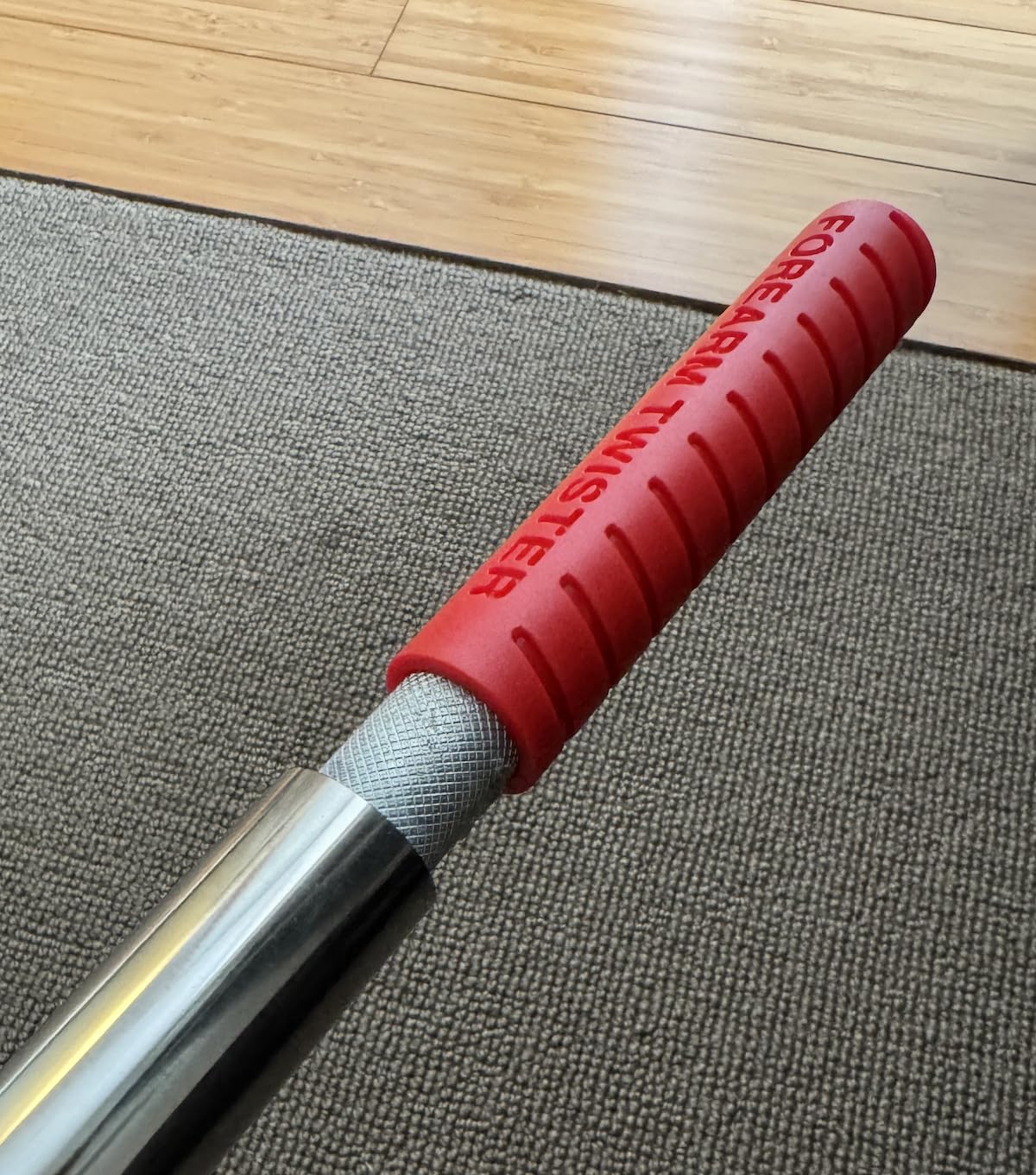 DMoose Fitness Forearm Strengthener & Wrist Roller - Non-Slip Thicker Handles, 35