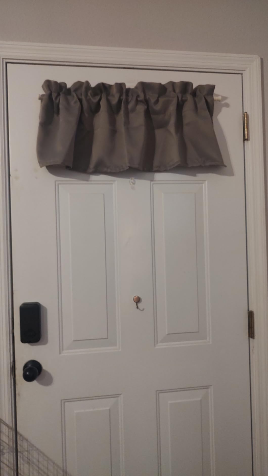 Hiasan Grey Valance Curtains for Window 42 x 18 Inches 1 Panel customer photo 2