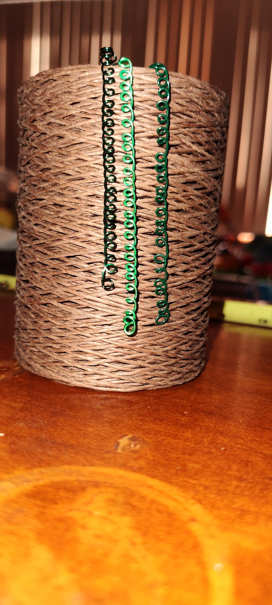BENECREAT 12 17 18 Gauge Aluminum Wire (12 Gauge 100FT) Anodized Jewelry Craft Making Beading Wire Floral Gold Color Craft Wires for Air Plant Gardening, Model Making customer photo 1