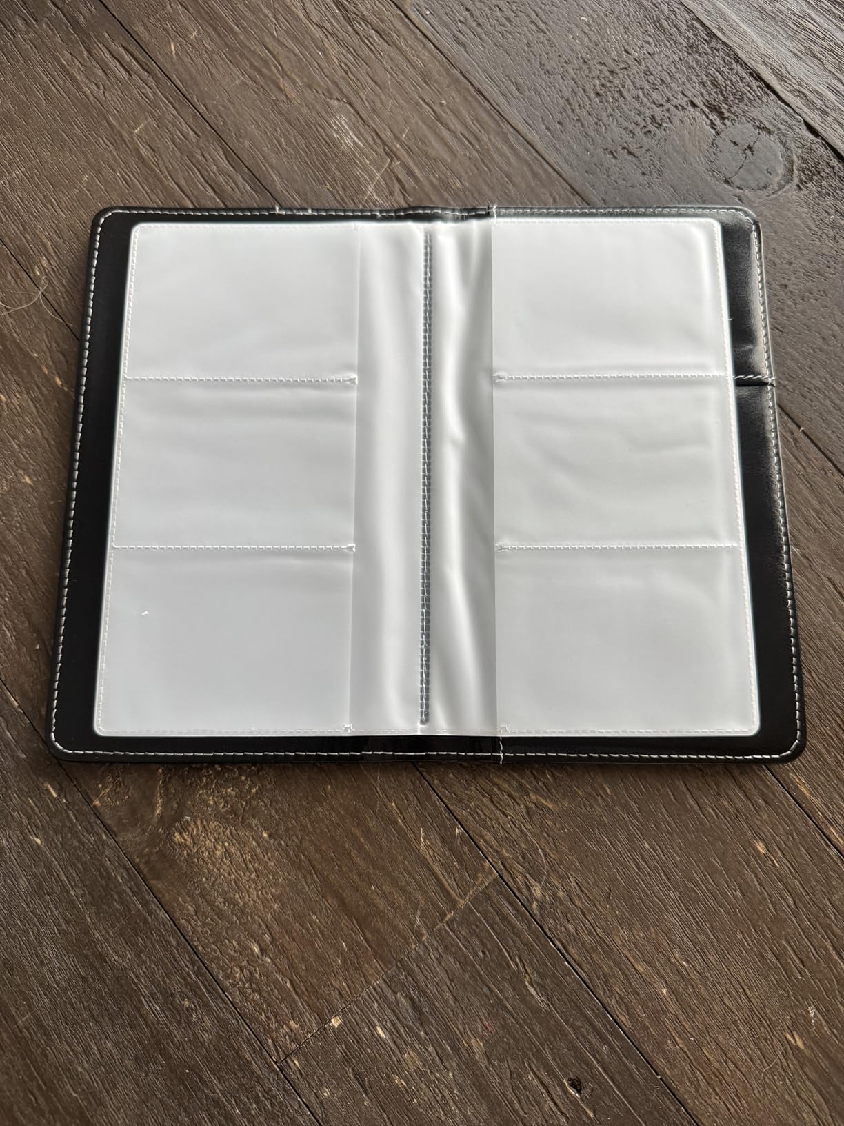 Sooez Leather Professional Business Card Book Holder Organizer for 240 Card customer photo 2