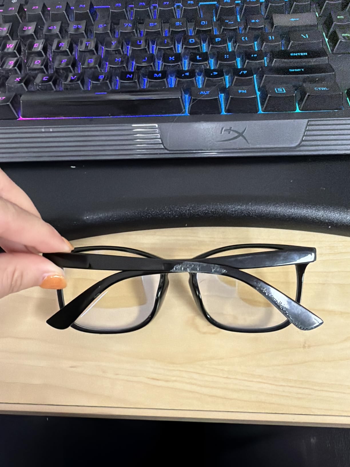 livho High Tech Blue Light Glasses - Advanced Blue Light Blocking Computer Glasses - Screen Fatigue & UV Protection customer photo 2