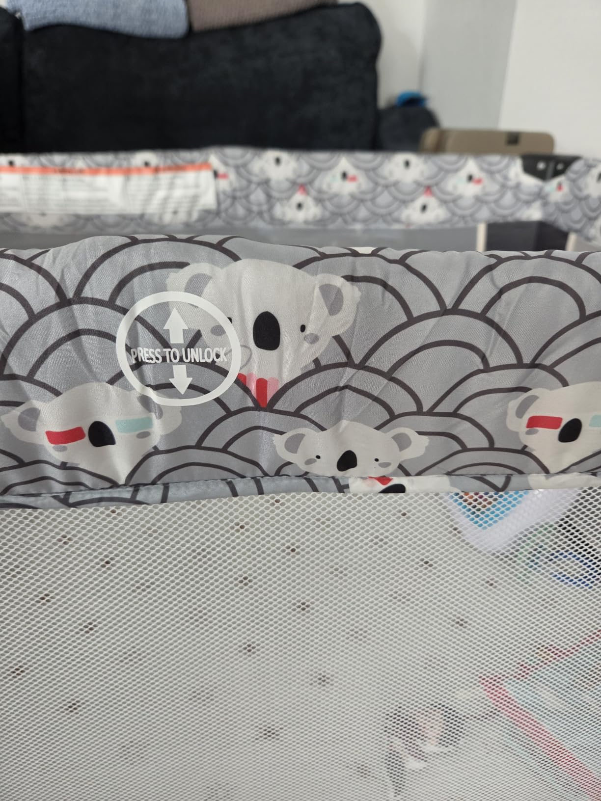 Dream On Me Zodiak Portable Playard, Compact for Travel, Carry Bag, Black | Removable 1