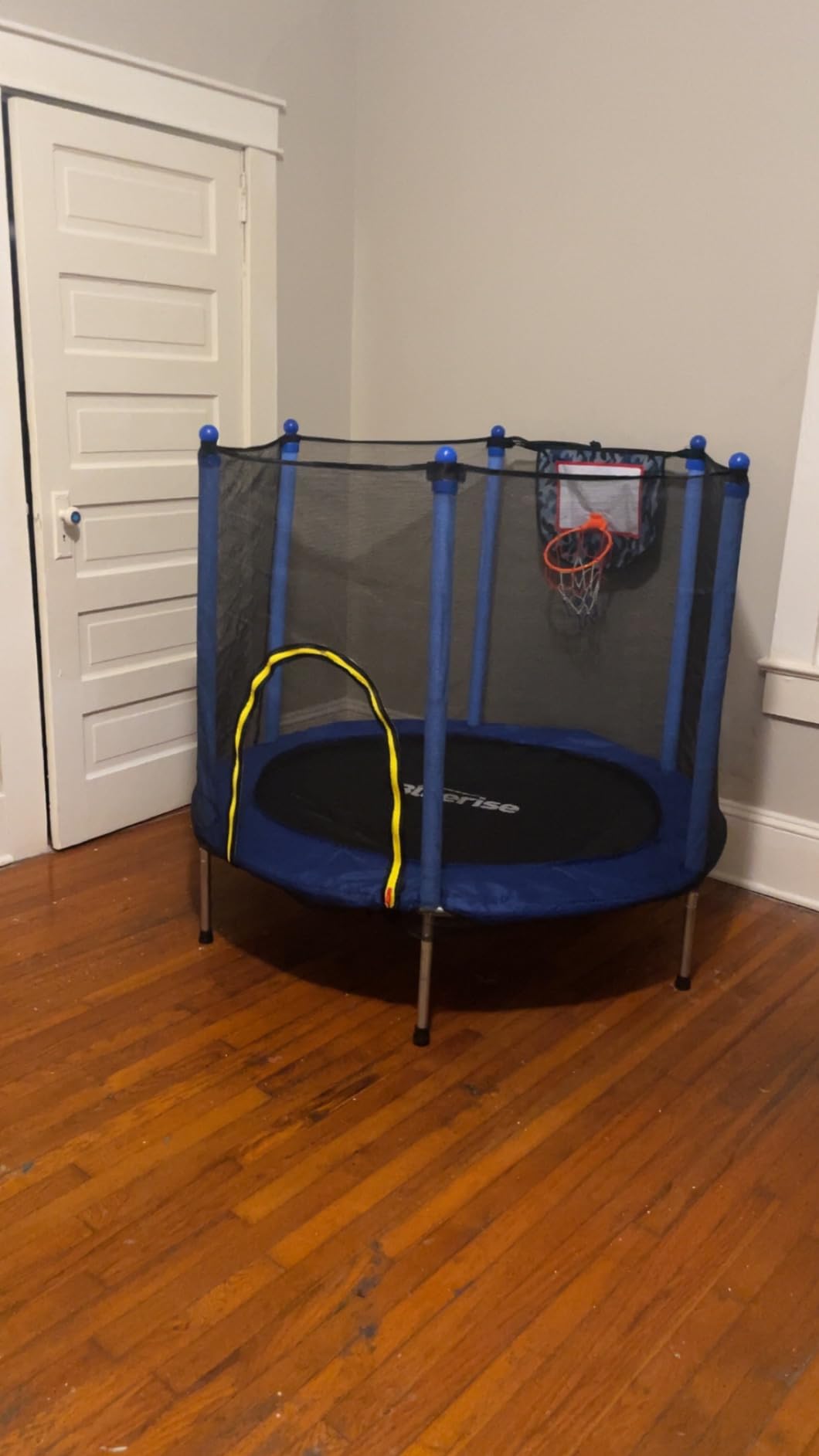 BLUERISE 55'' 72'' Indoor&Outdoor with Enclosure Trampoline for Kids Gifts customer photo 1