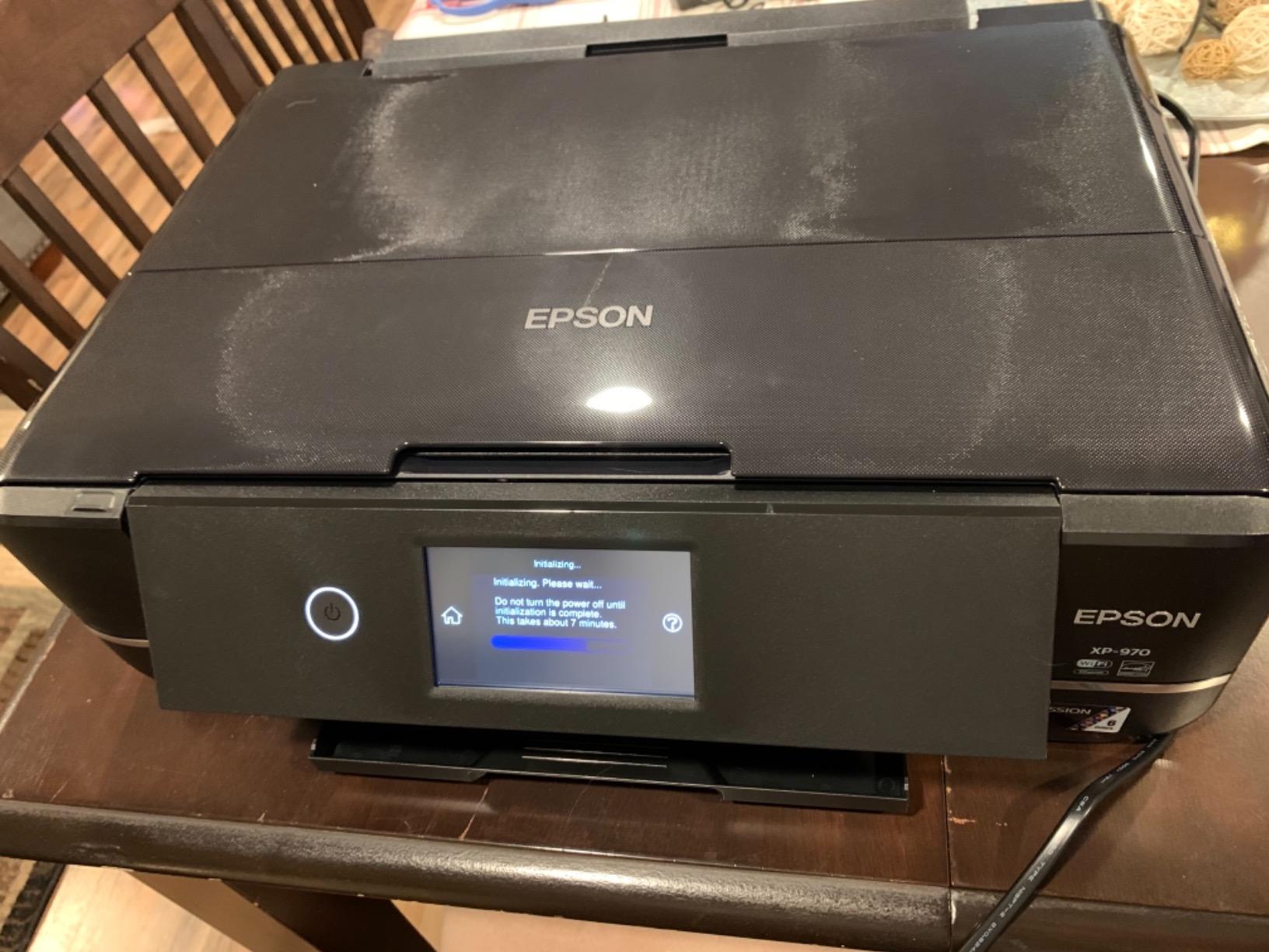 Epson Expression Photo XP-970 Wireless All-in-One Wide-Format Printer | 6-color wide-format print, scan, copy; up to 8.5 ppm, USB and memory card support; ideal for creative projects customer photo 2