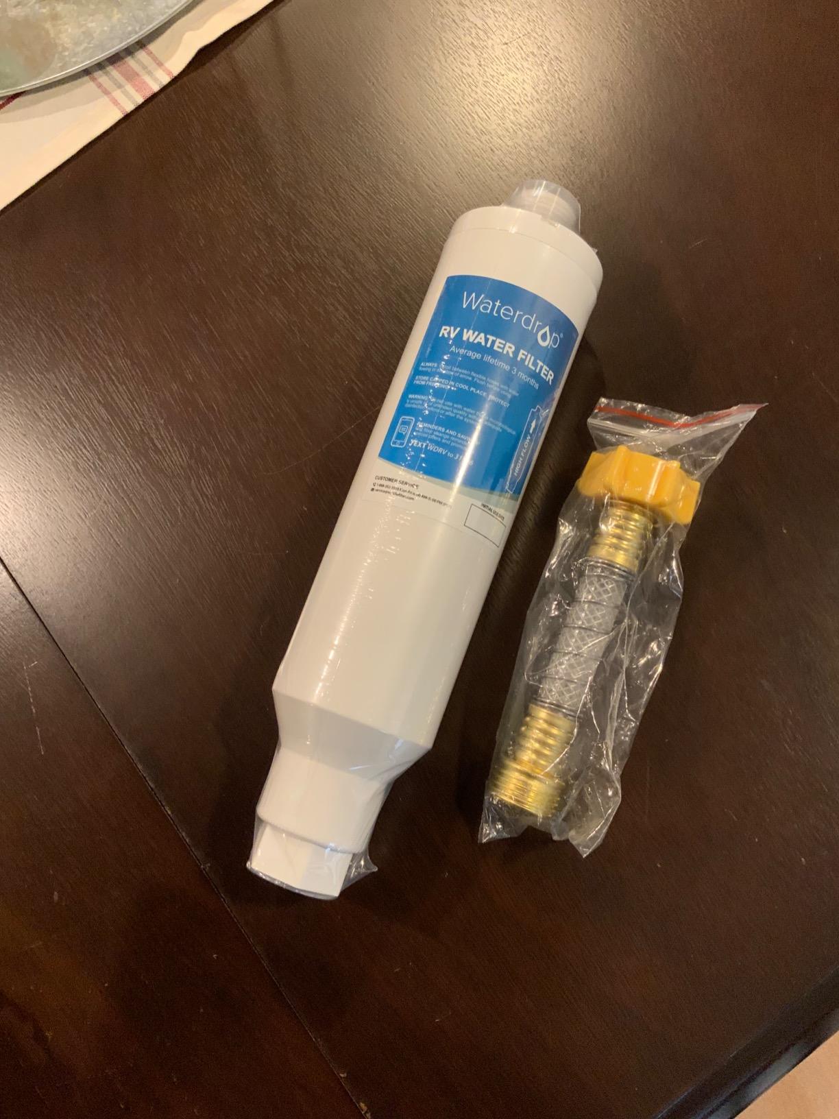Waterdrop RV Inline Water Filter, Garden Hose and Camper Water Filter customer photo 2