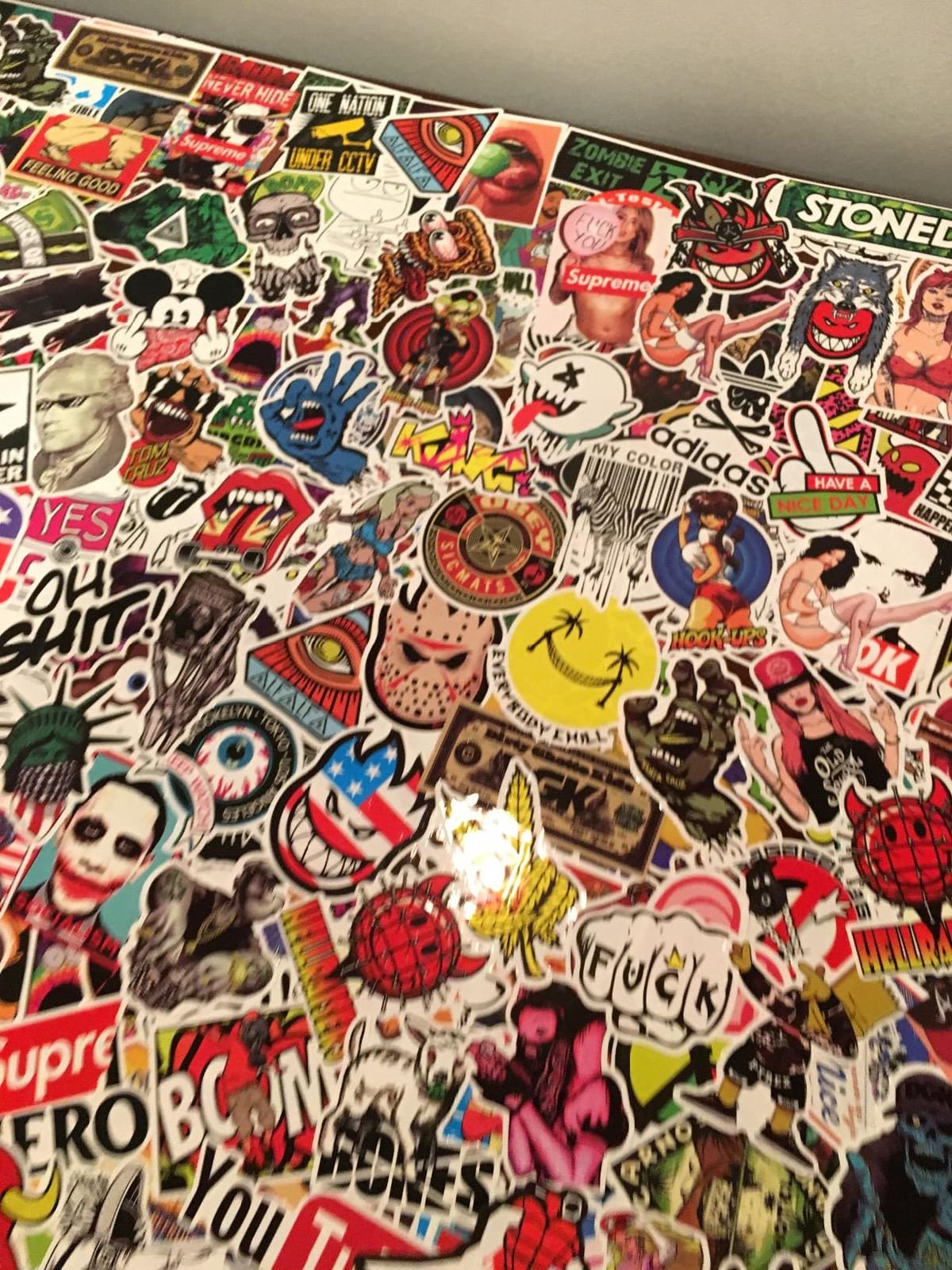 Surf Stickers for Teens Girls Boys Surfing Laptop Stickers for Water Bottles Surfboard Waterproof Vinyl Stickers Surfer Stickers Pack 50Pcs'' customer photo 1