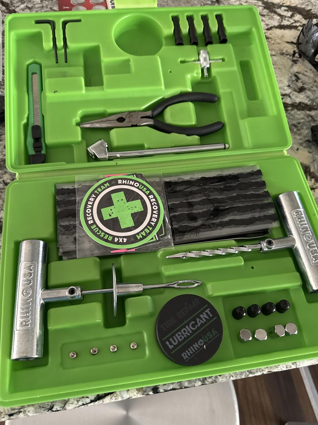 Rhino USA Tire Repair Kit (86-Piece) - Heavy Duty Tire Plug Kit customer photo 2