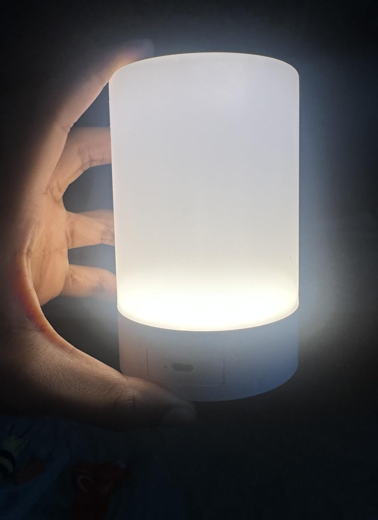 G Keni Nursery Night Light for Baby, Portable LED Touch Night Lamp for Kids and Adult, Breastfeeding, Sleep Aid, USB Rechargeable Nursing Lamp, Bedside Dimmable Warm Night Light, Soft Eye Caring customer photo 2
