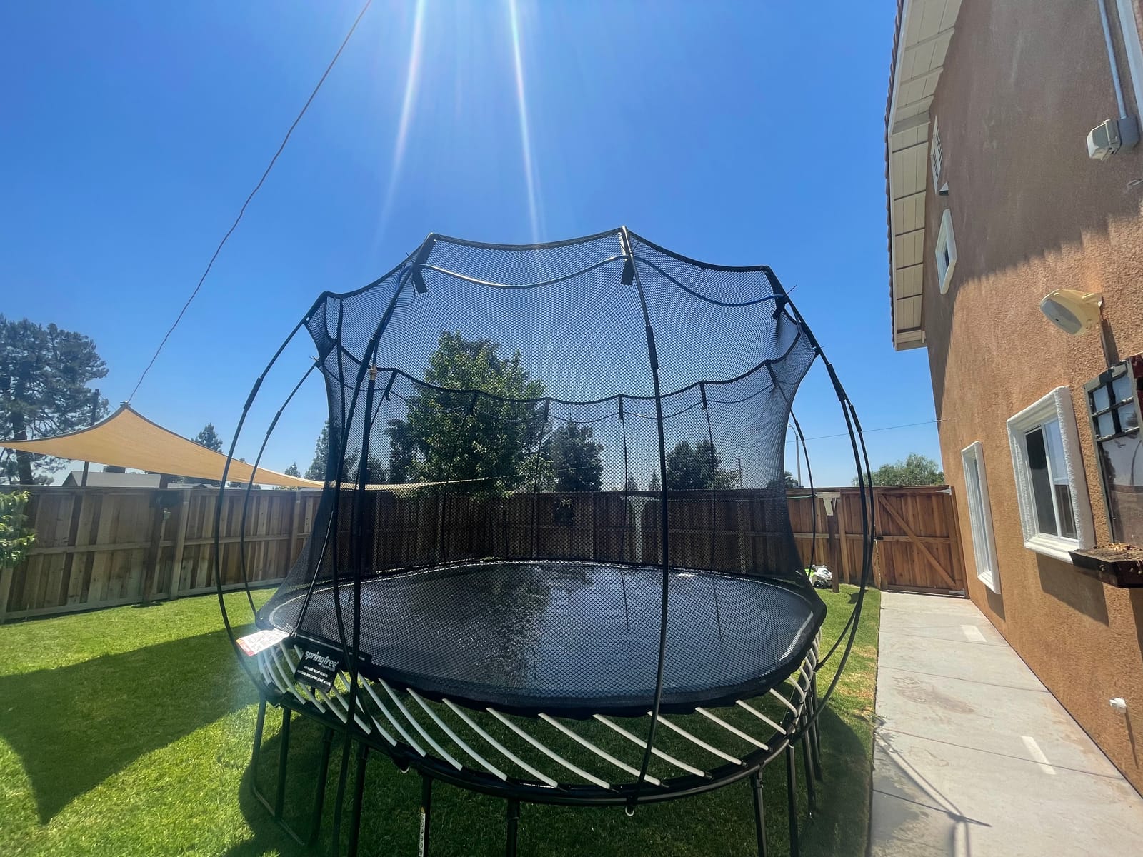 Trampoline Sprinkler Waterpark, Heavy Duty Hose customer photo 2