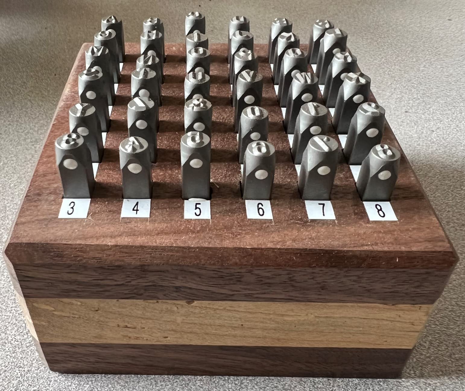 OWDEN 36Pcs. Steel Metal Stamping Kit,Heat-Treated Alloy Steel,(5/32”,4mm) customer photo 1
