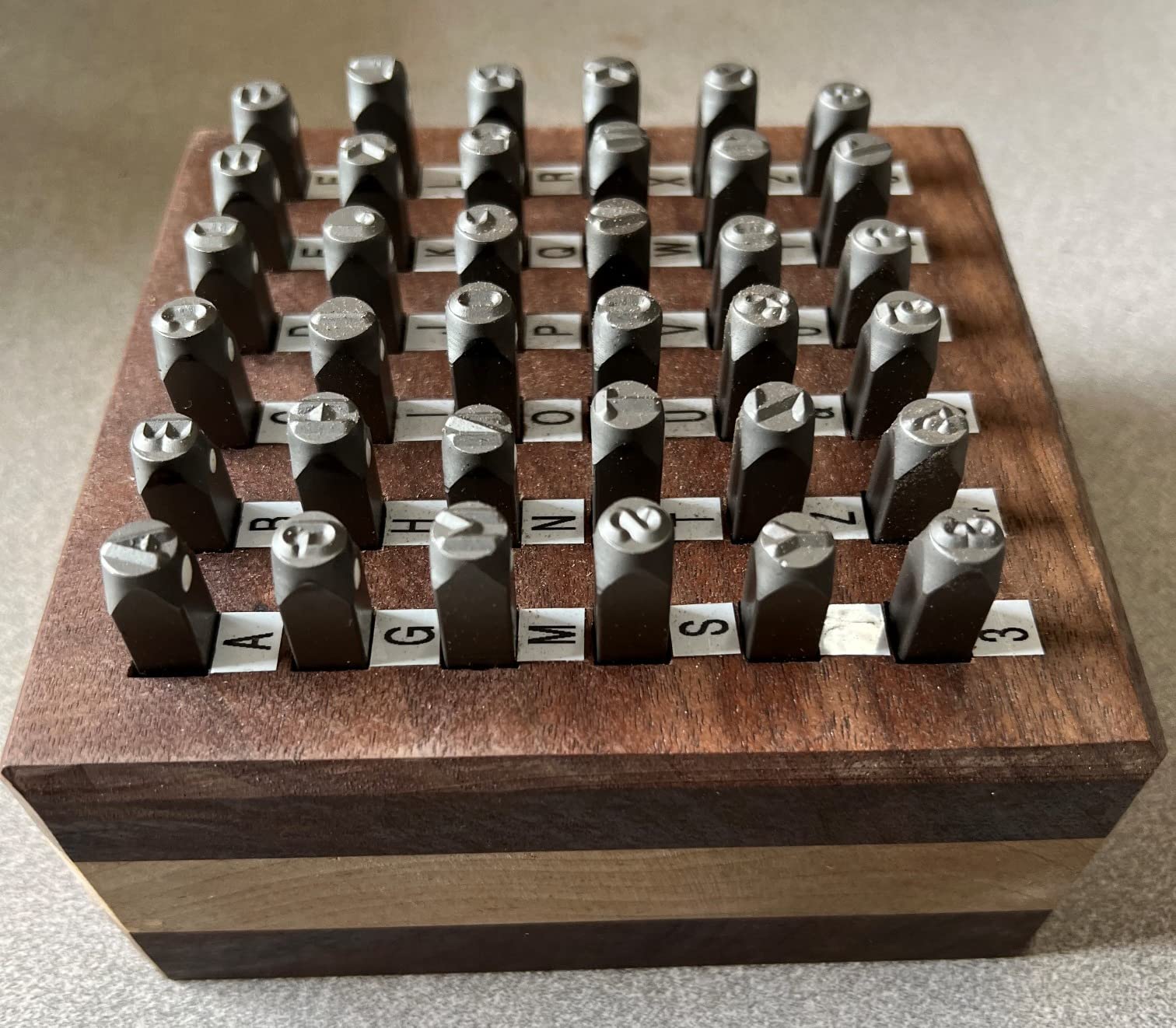 OWDEN 36Pcs. Steel Metal Stamping Kit,Heat-Treated Alloy Steel,(5/32”,4mm) customer photo 2