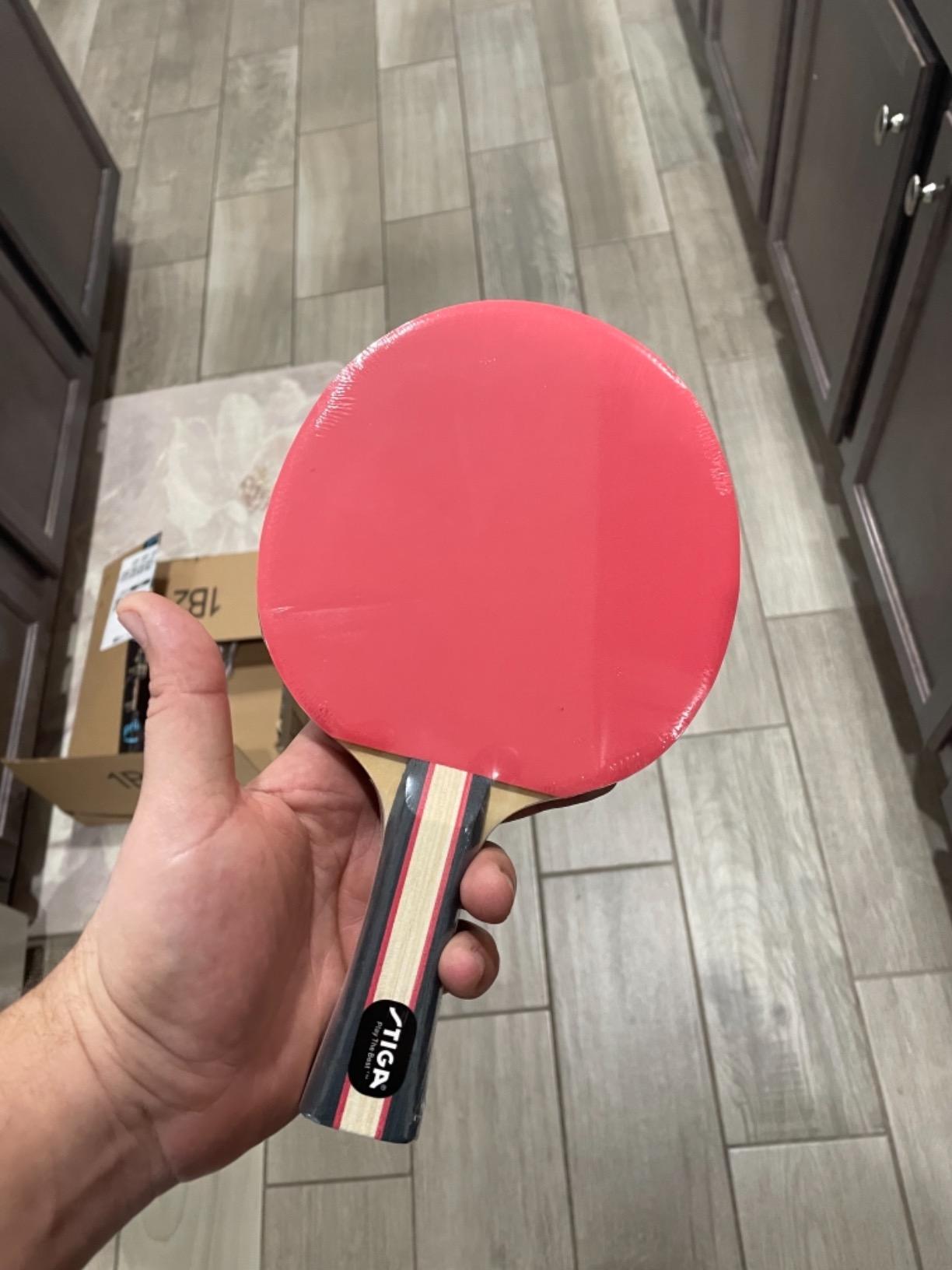 STIGA Performance 2 or 4 Player Table Tennis Set – USATT Approved Rackets and 3-Star Balls – 5-Ply Blade & Flared Handle – Perfect for Skill Development customer photo 1