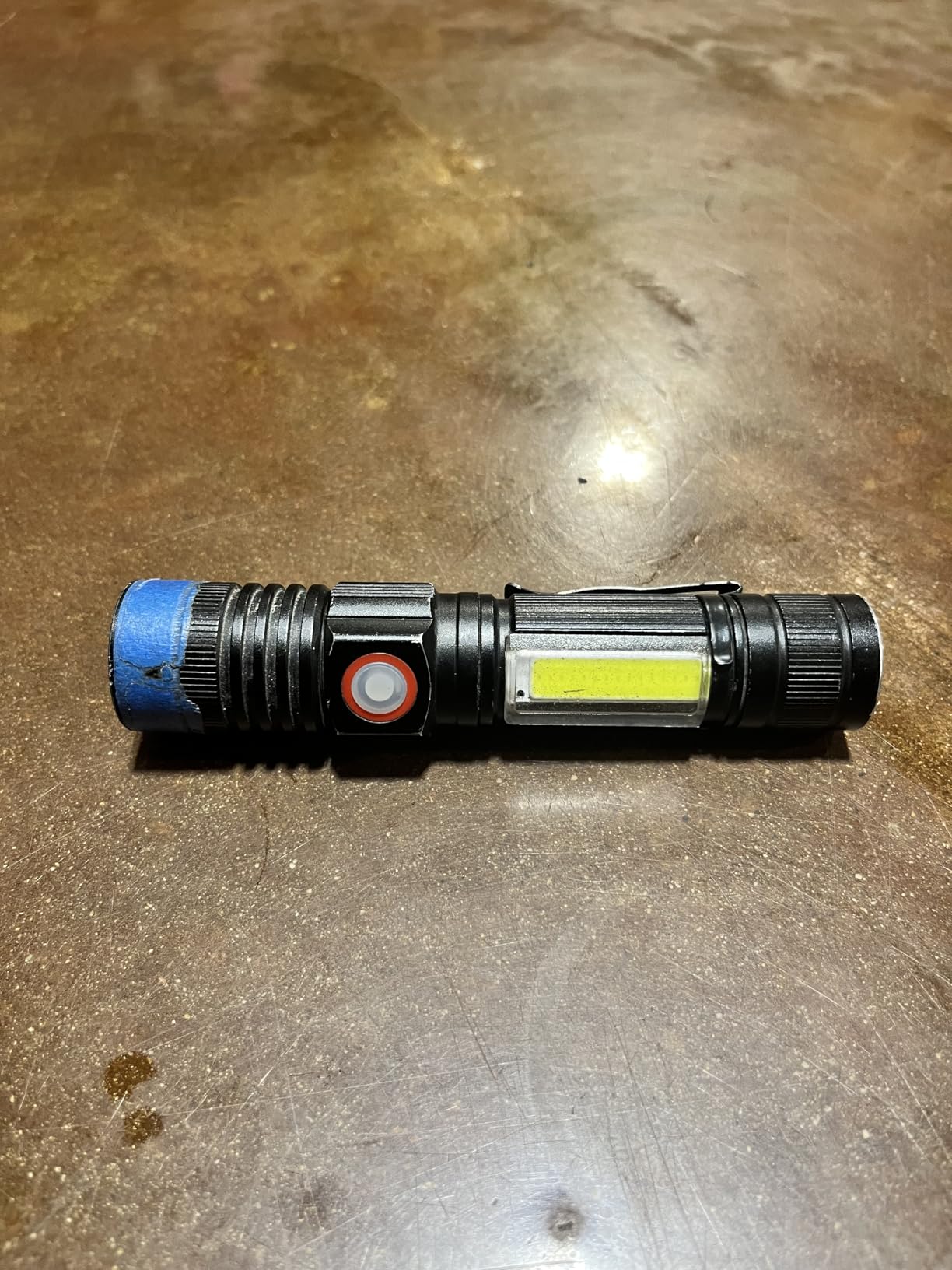 Rechargeable Tactical Flashlight, USB Magnetic Flashlights with COB Flash Light - 4 Models, Zoomable, Waterproof, LED Tactical Flashlight High Lumen Bright for Indoor Outdoor Camping 2 Pack customer photo 1