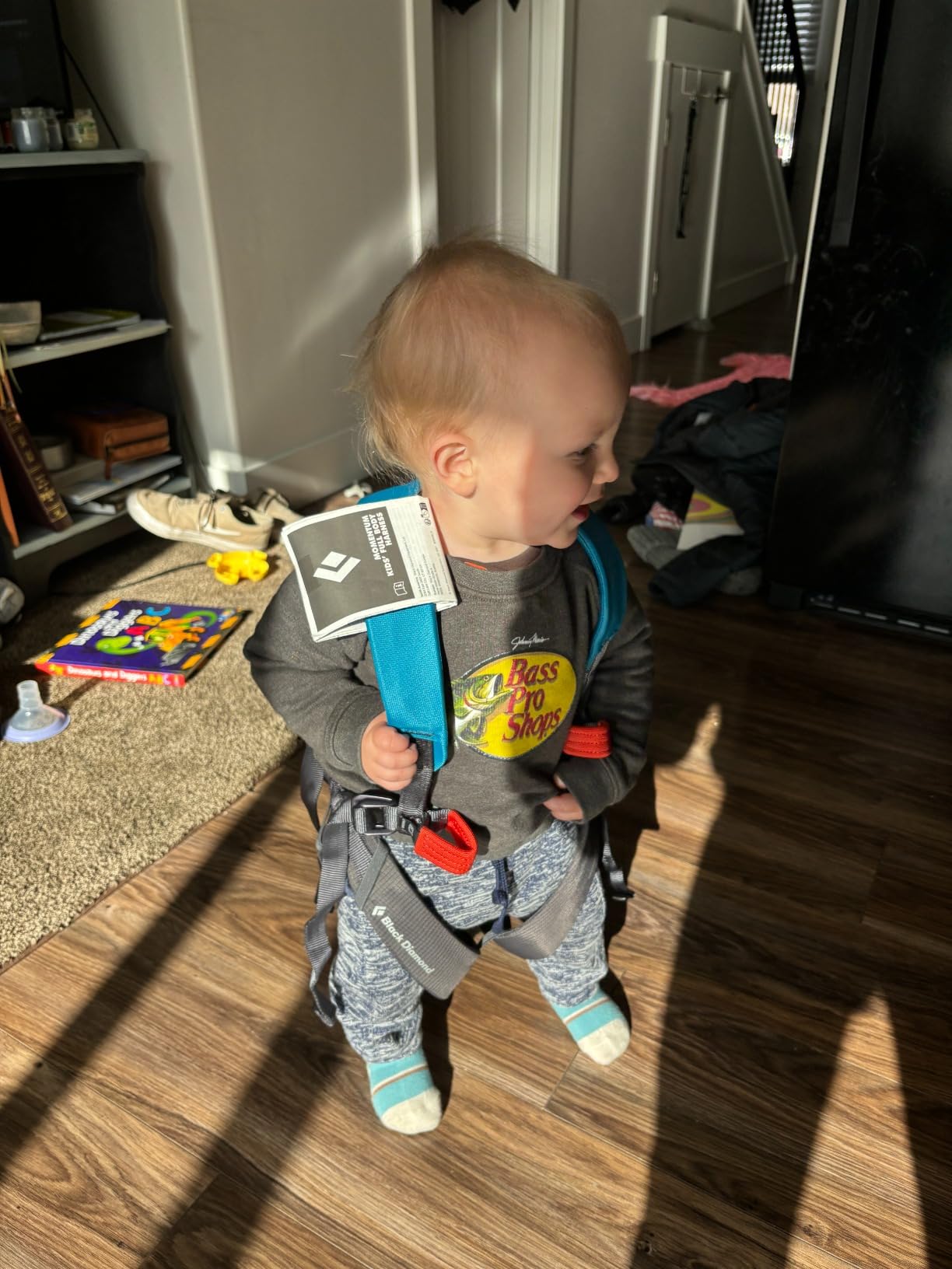 BLACK DIAMOND Kids' Momentum Safe Rock Climbing Harness, Indoor/Outdoor customer photo 1