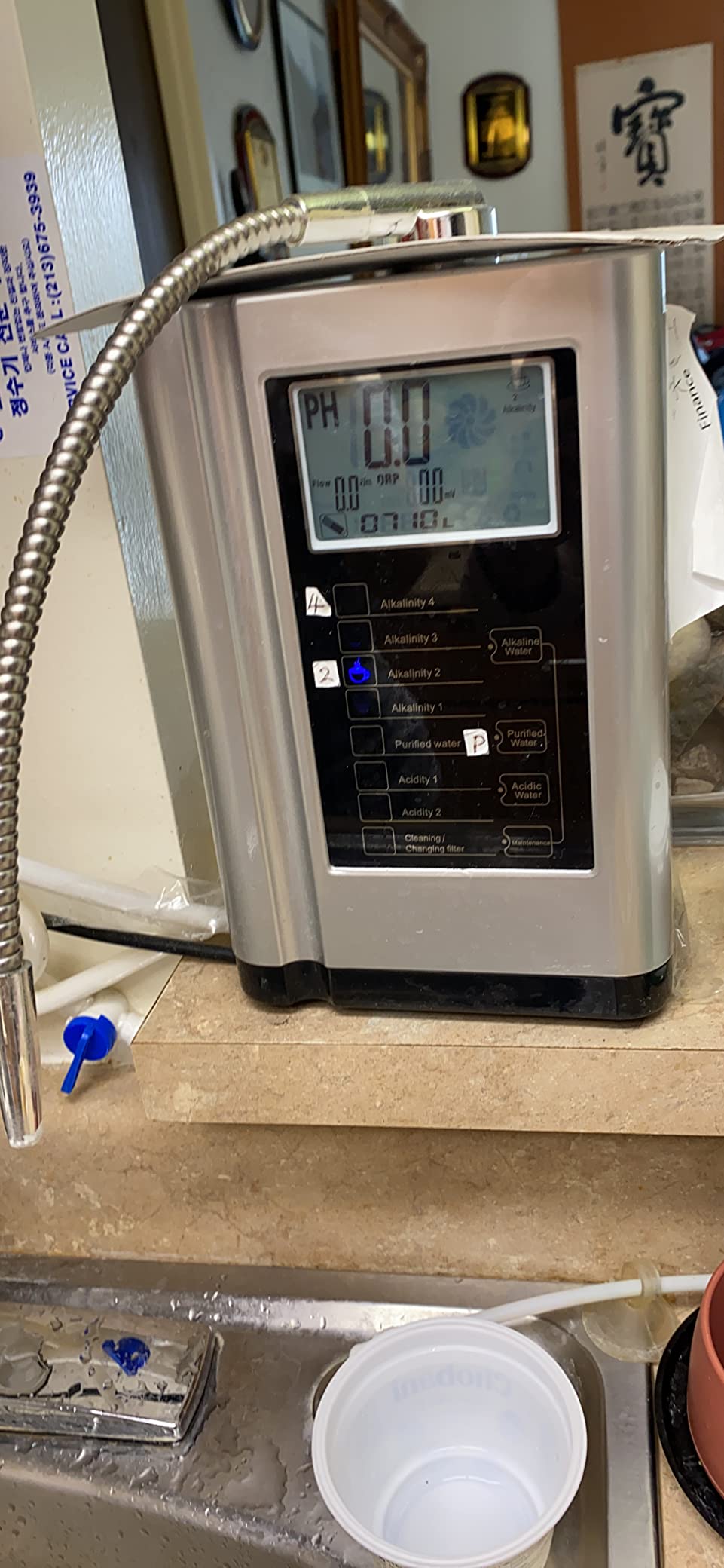 Alkaline Water Ionizer, Water Purifier Machine | Water Purifier Machine PH3.5~10.5 Alkaline Acid Water customer photo 2