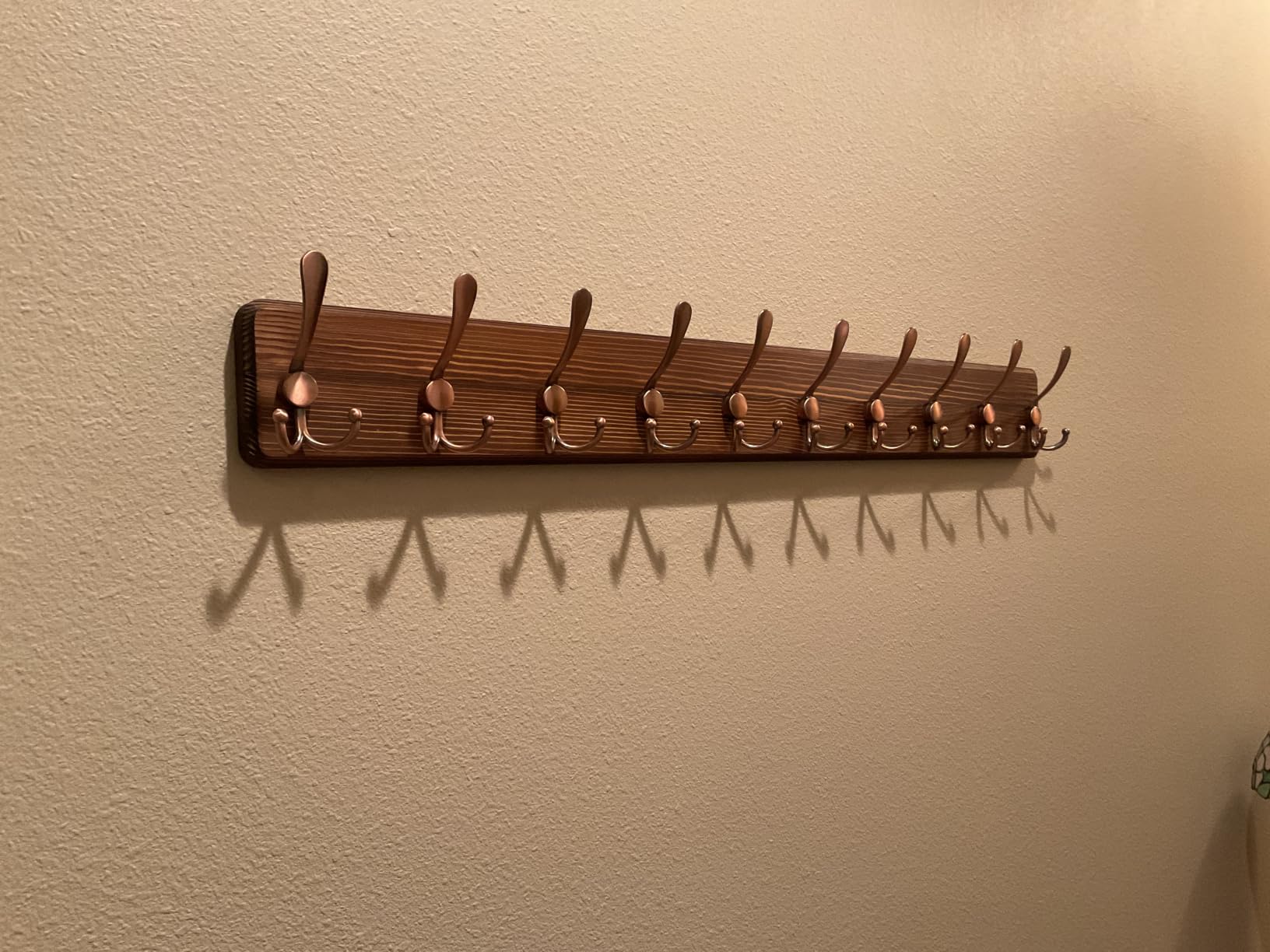 SKOLOO Rustic Coat Rack Wall Mount, 16