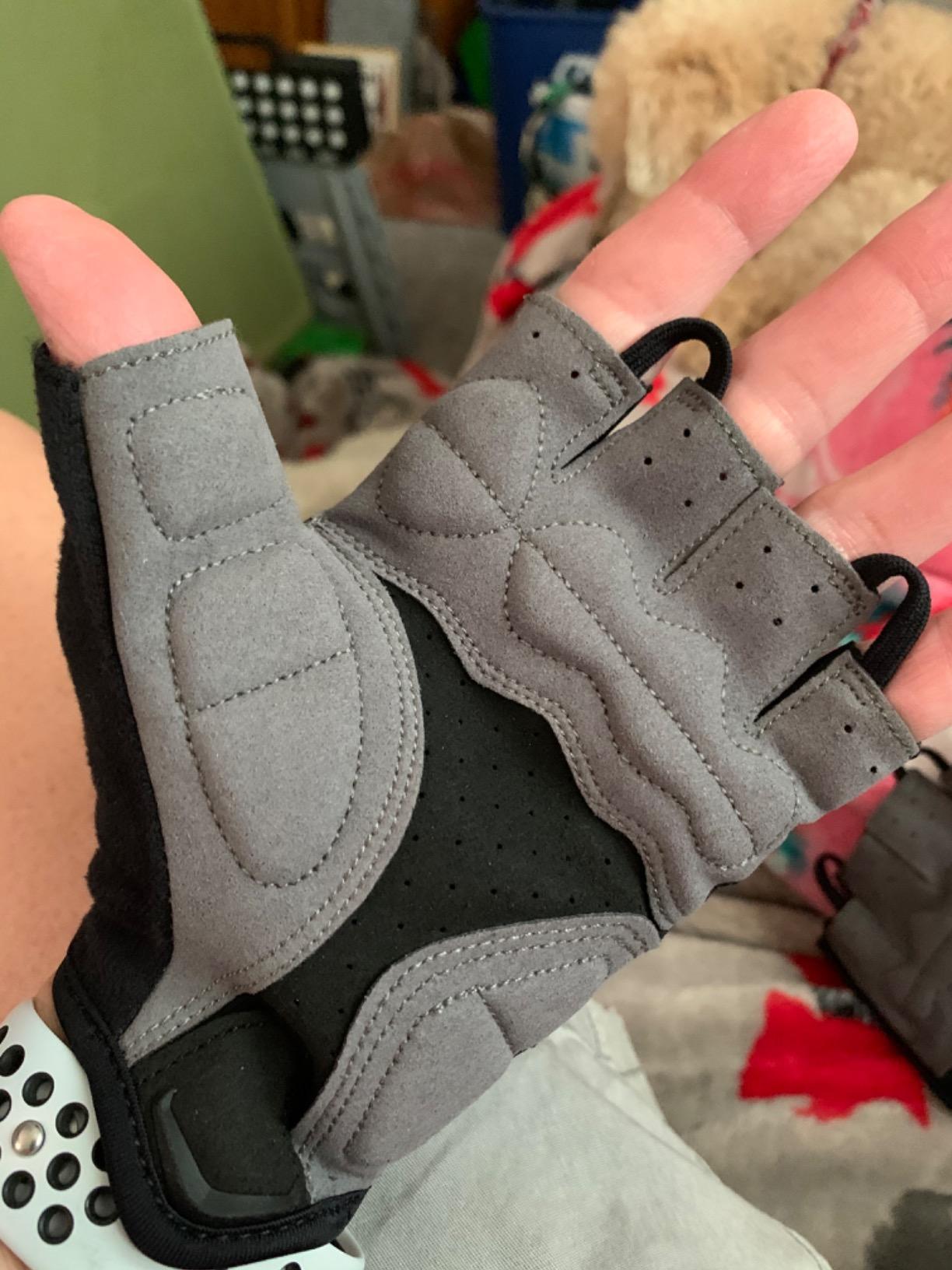 Souke Sports Bike Gloves for Men Women Half Finger Padded Cycling Gloves customer photo 2