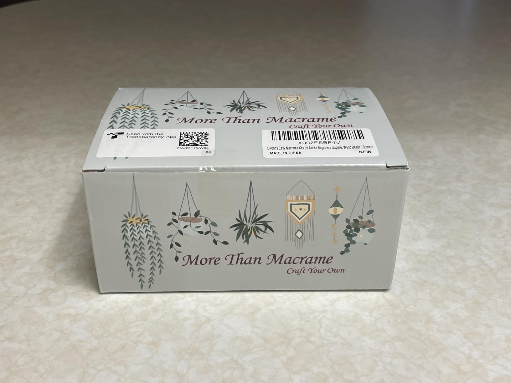 Easy Macrame Kits for Adults Beginners with Instruction Book customer photo 1