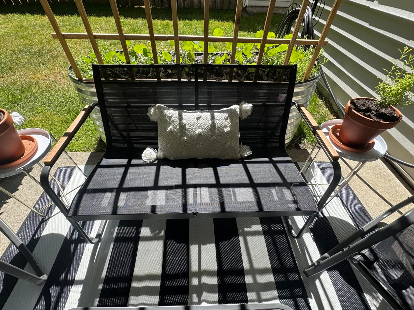 Kozyard Sofia 4-Piece Patio Conversation Set, Outdoor Furniture Set customer photo 2