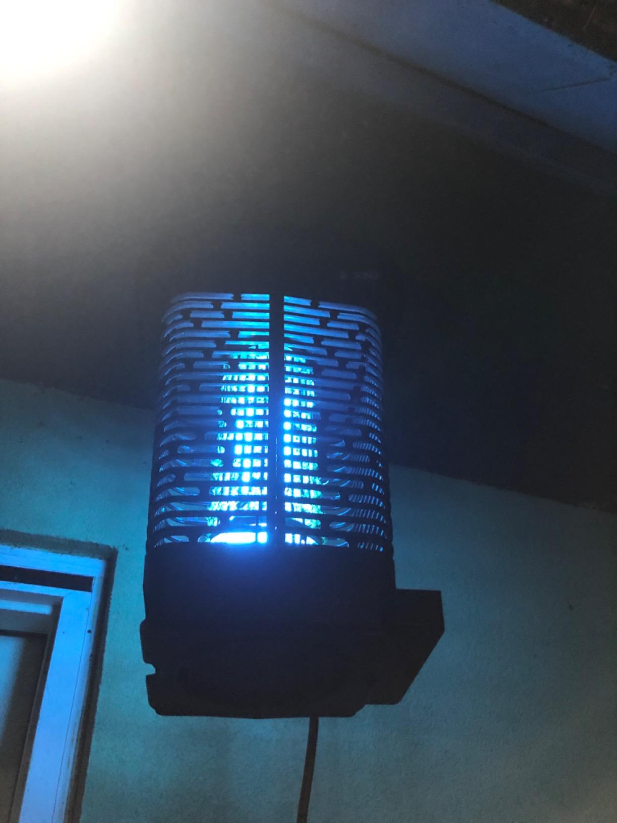 BLACK+DECKER Bug Zapper, Electric UV Insect Catcher & Killer for Flies, Mosquitoes, Gnats & Other Small to Large Flying Pests, 1 Acre Outdoor Coverage for Home, Deck, Garden, Patio, Camping & More customer photo 2