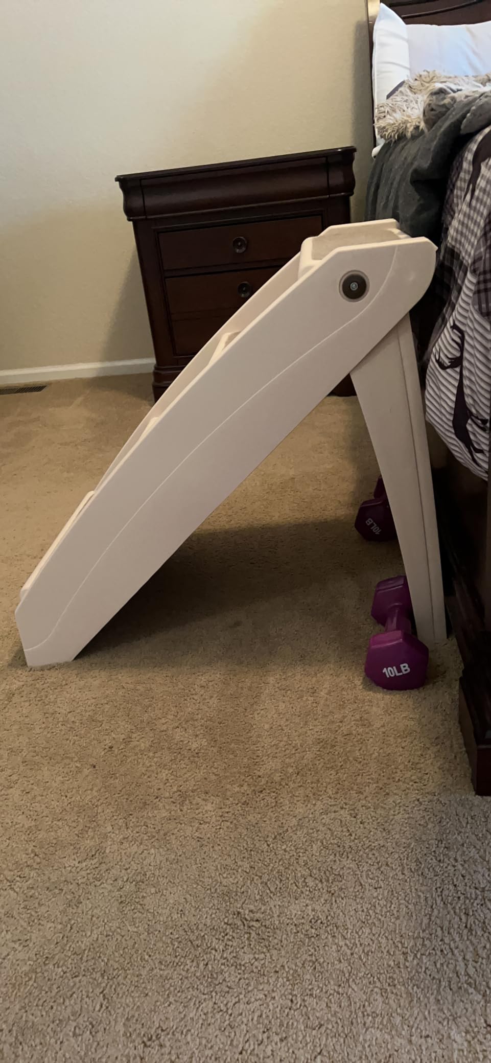 PetSafe CozyUp Folding Dog Stairs, 20 in Tall, Gray customer photo 2