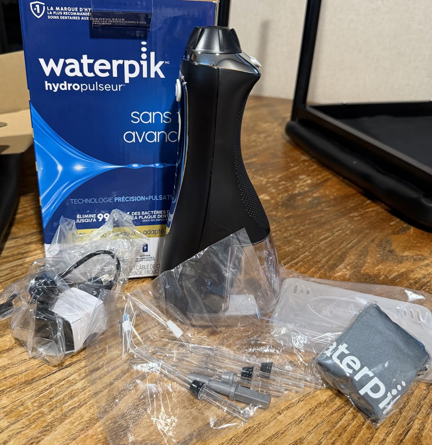 Waterpik Cordless Advanced Portable Water Flosser, Rechargeable, Gray customer photo 2