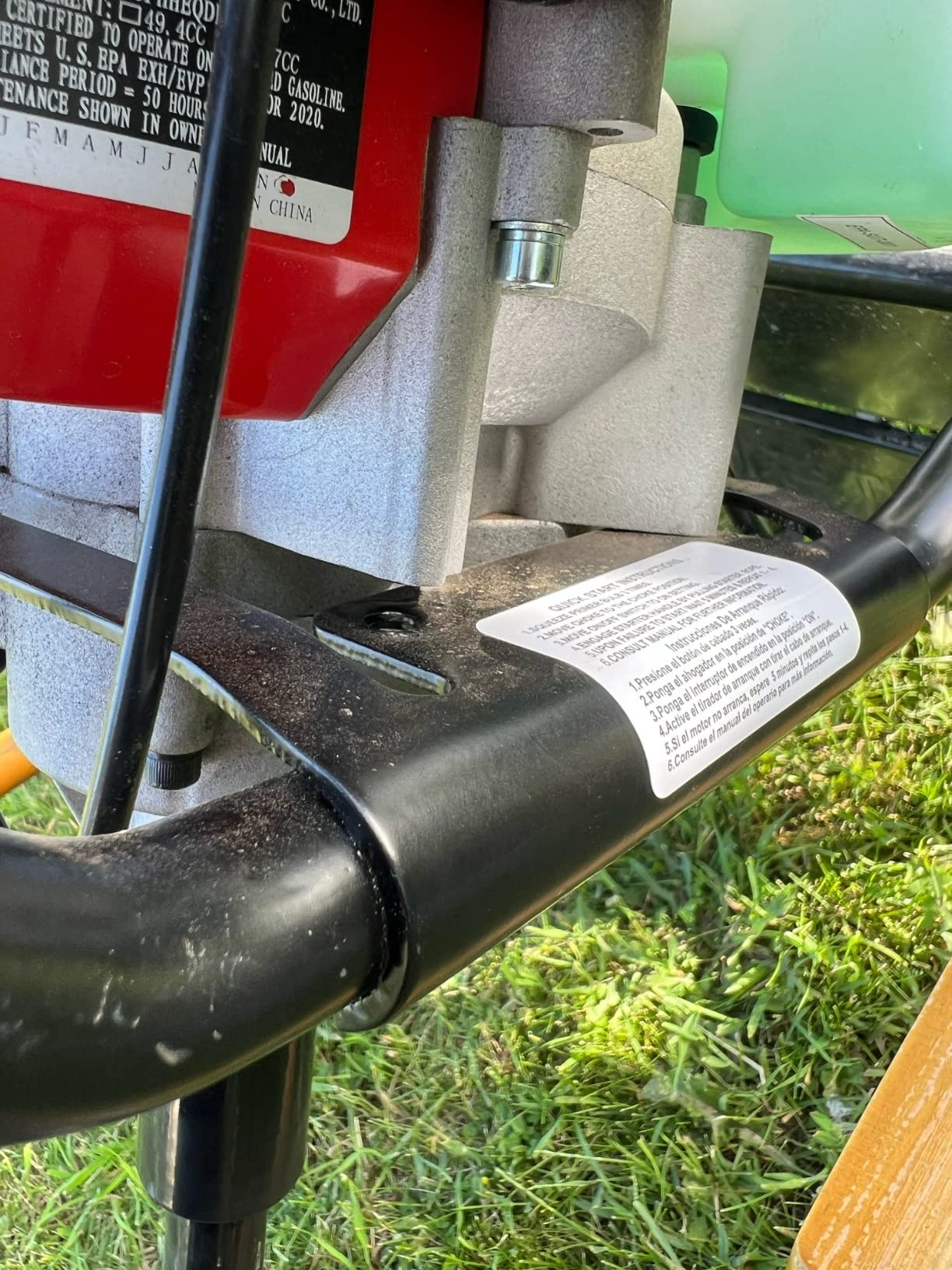 GardenTrax Earth Auger Combo 43cc 2cycle Powerhead with 8 Inch Auger Drill Bit EPA Compliant Post Hole Digger customer photo 1